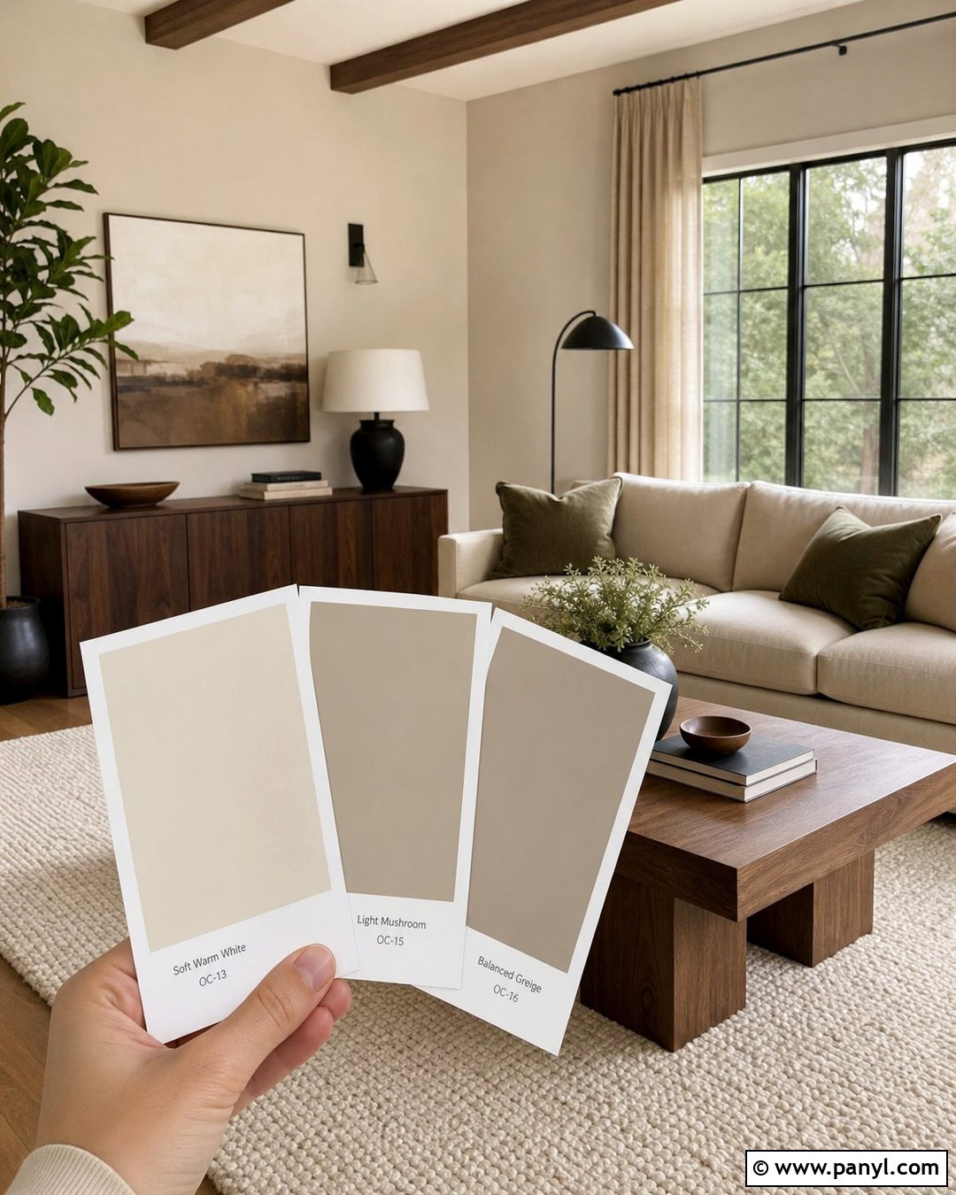 Final Paint Samples With White Borders - 25 Paint Samples On Wall Ideas