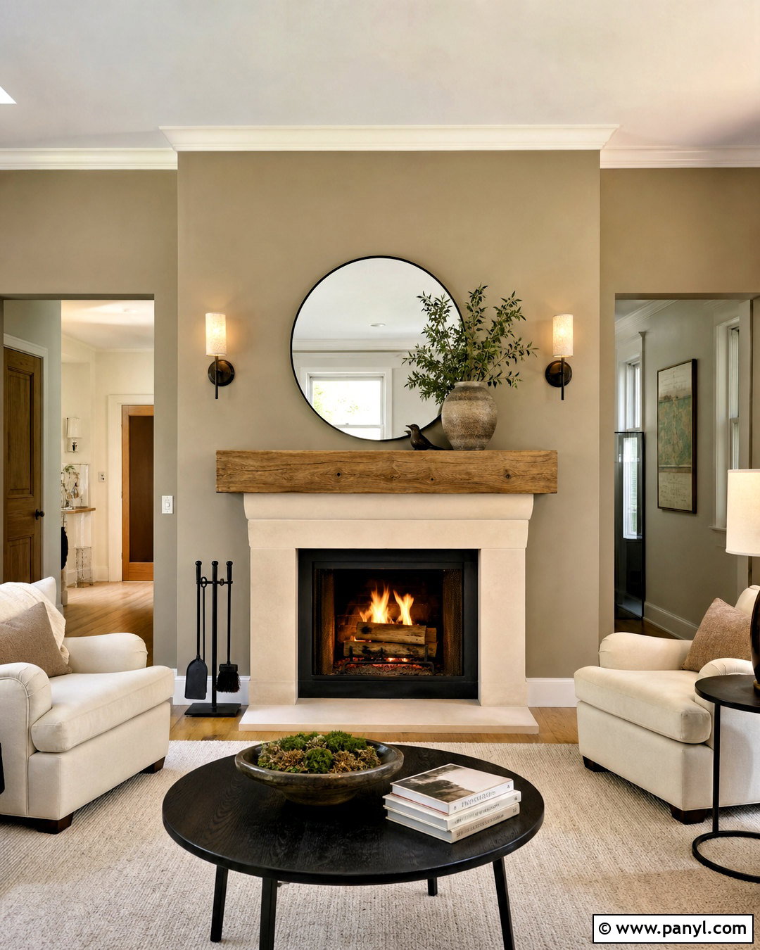 Fireplace Beige Accent Wall - 20 beige accent wall ideas