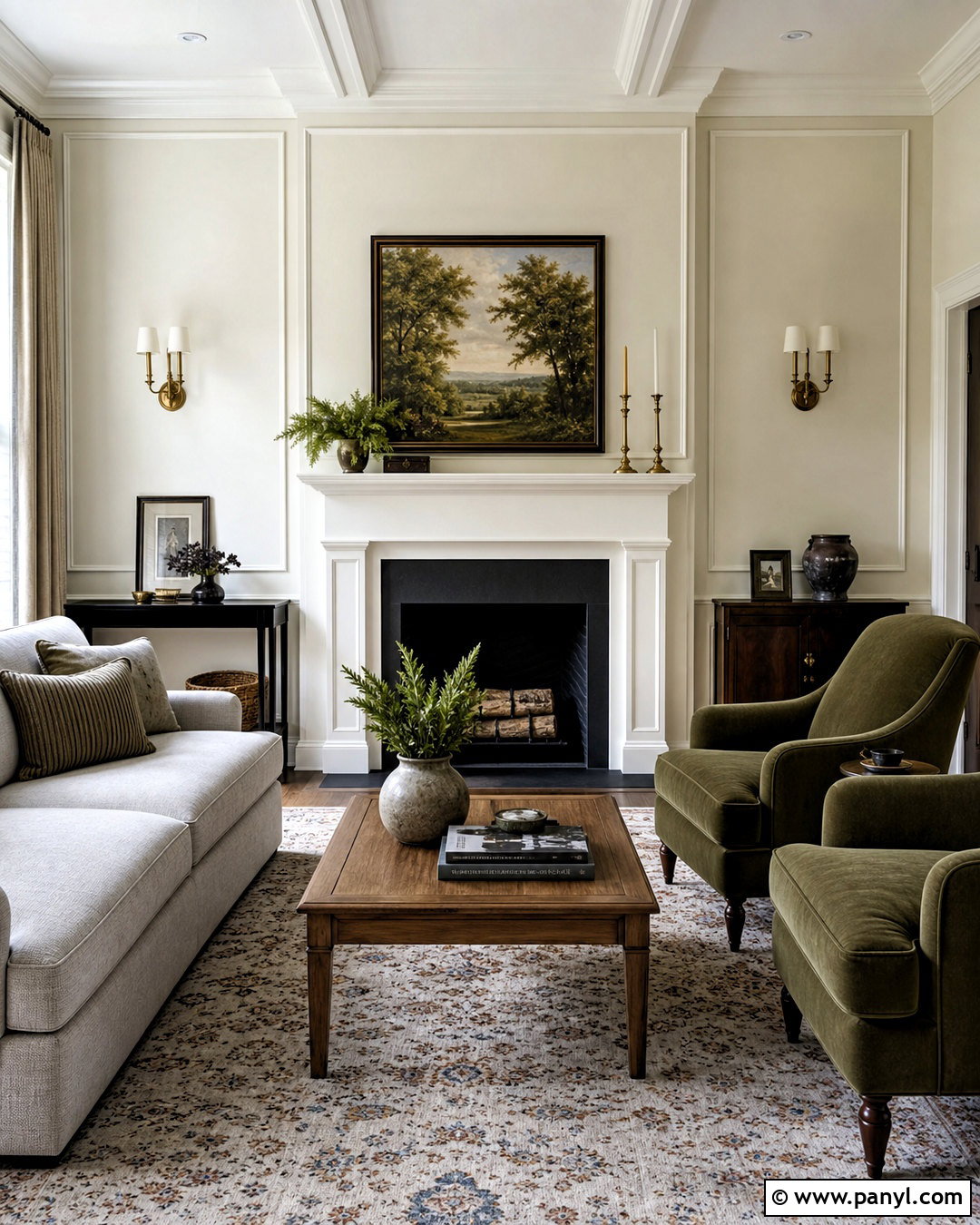 Fireplace Wall Moulding - 20 wall moulding ideas