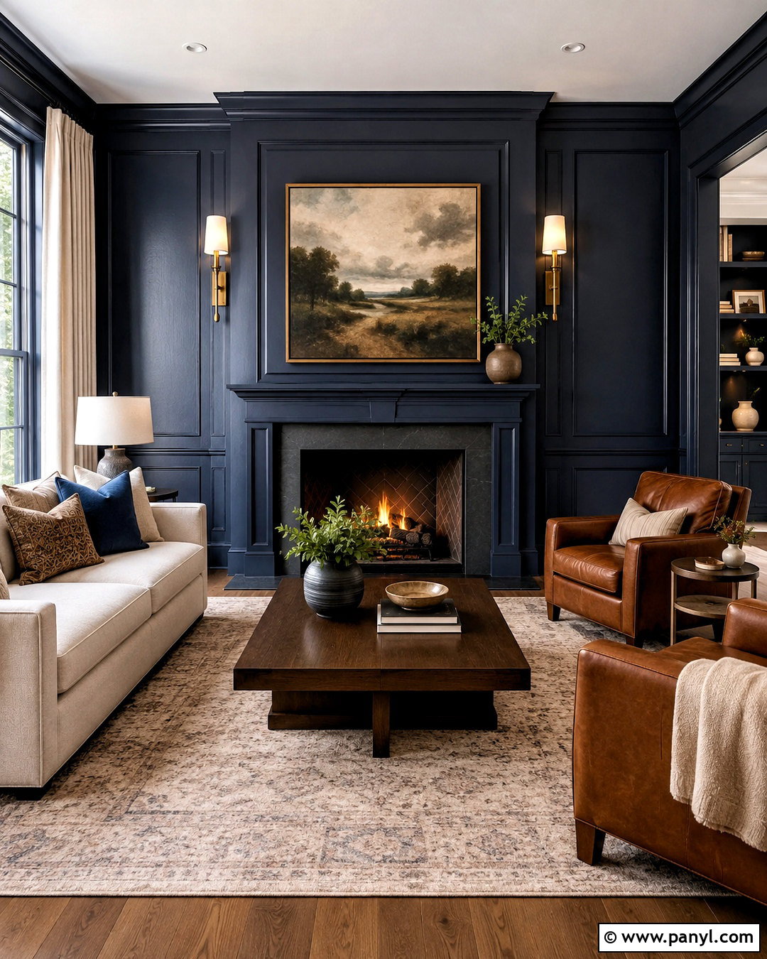 Fireplace Wall Trim - 20 living room trim ideas