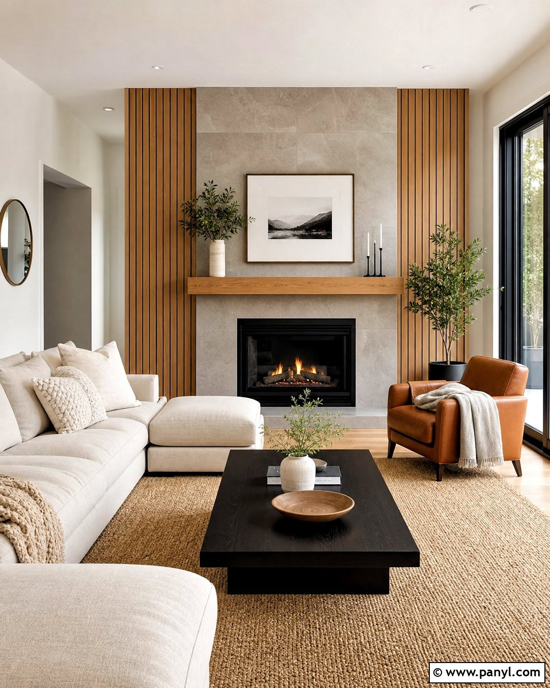 Fireplace Wood Accent Wall - 20 wood accent wall ideas