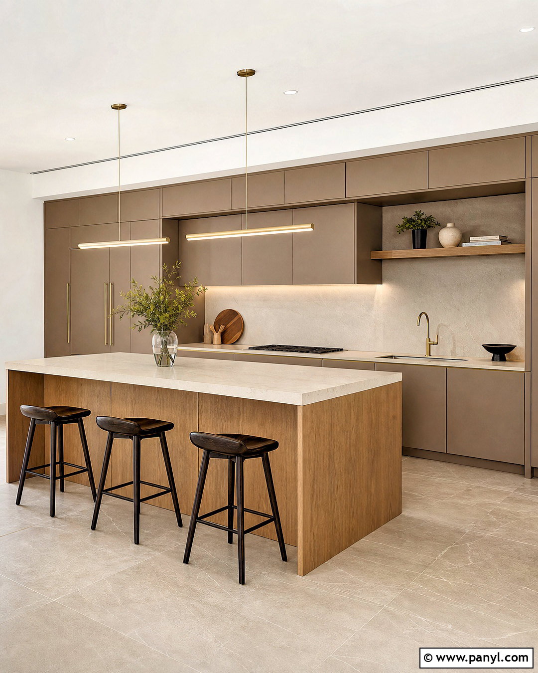Flat Panel Kitchen Cabinets - 20 kitchen cabinets