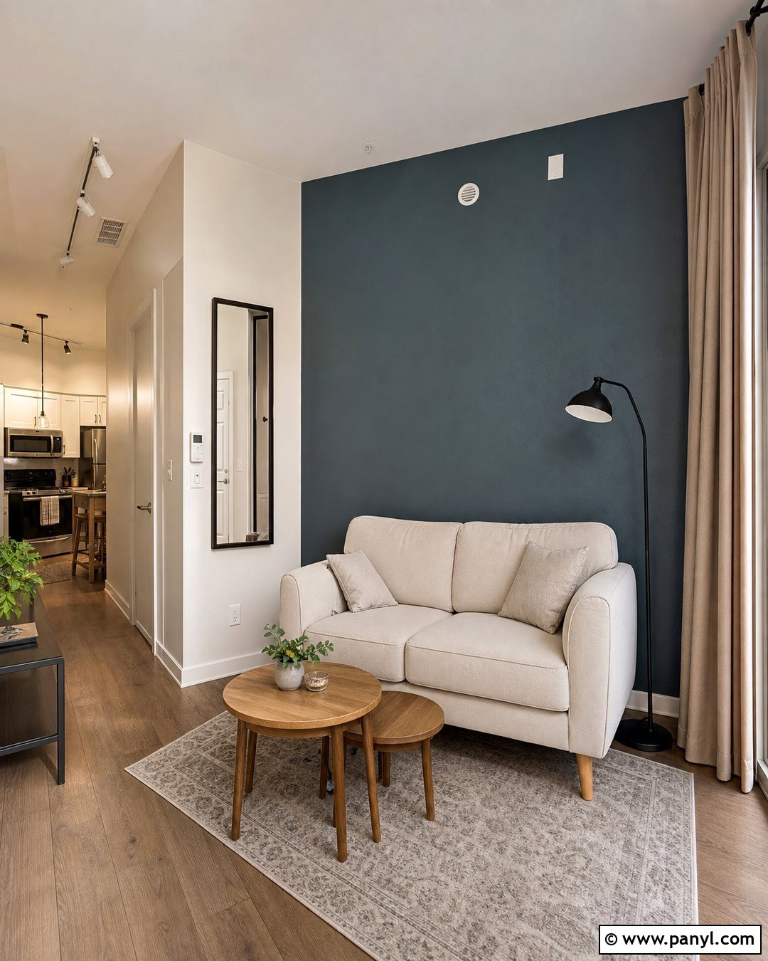 Flint Accent Wall Small Apartment - 20 Flint Benjamin Moore Accent Walls