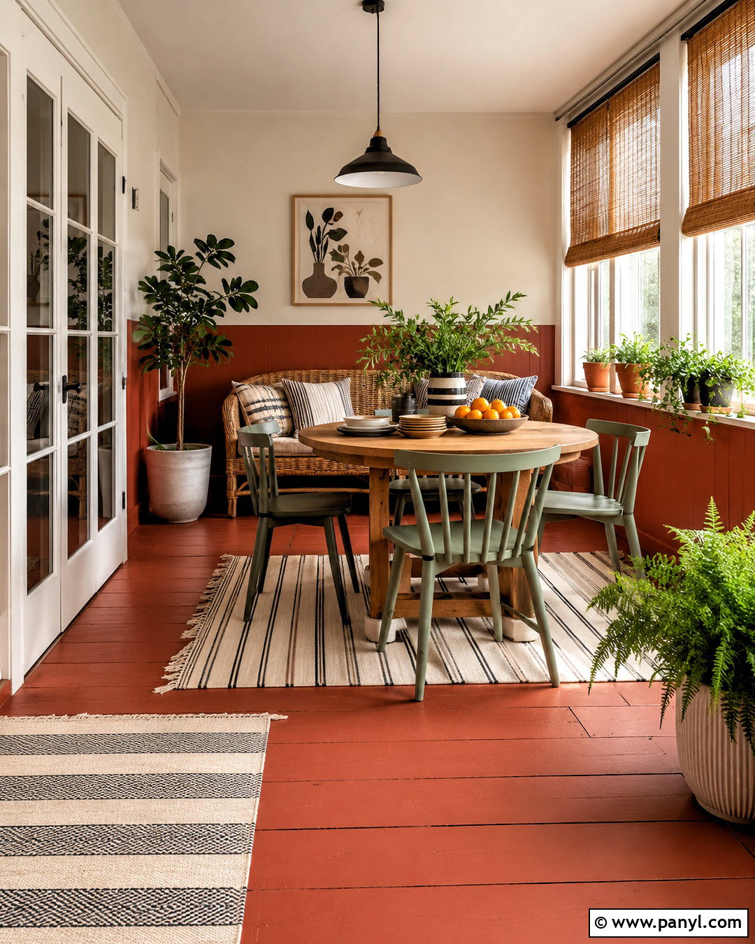 Floor And Wall Colour Blocking - 20 colour blocking interior ideas
