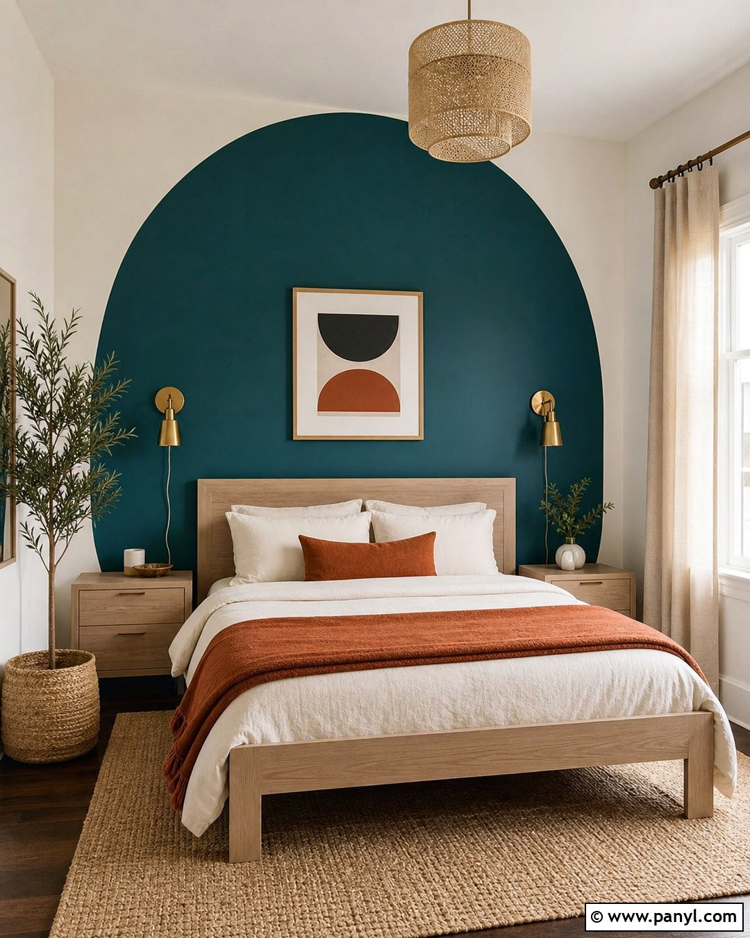 Floor To Ceiling Oval Accent Wall - 20 Painted Oval Accent Wall Ideas