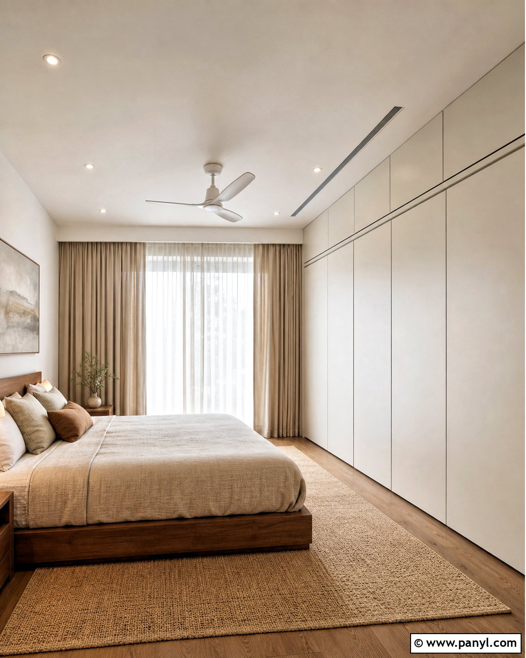 Floor-To-Ceiling Wardrobe - 20 wardrobe design bedroom ideas