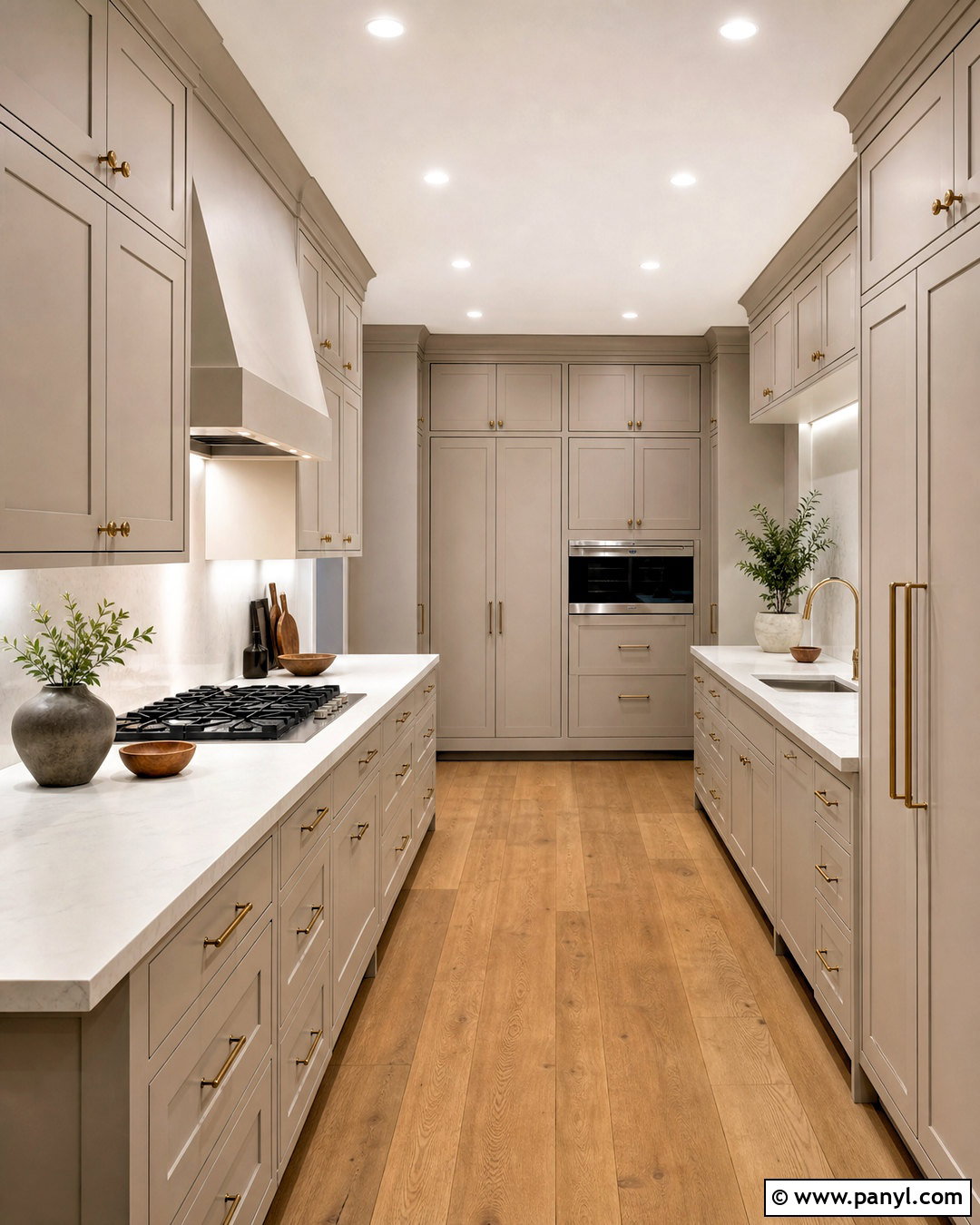 Floor-to-Ceiling Kitchen Cabinets - 20 very small kitchen ideas