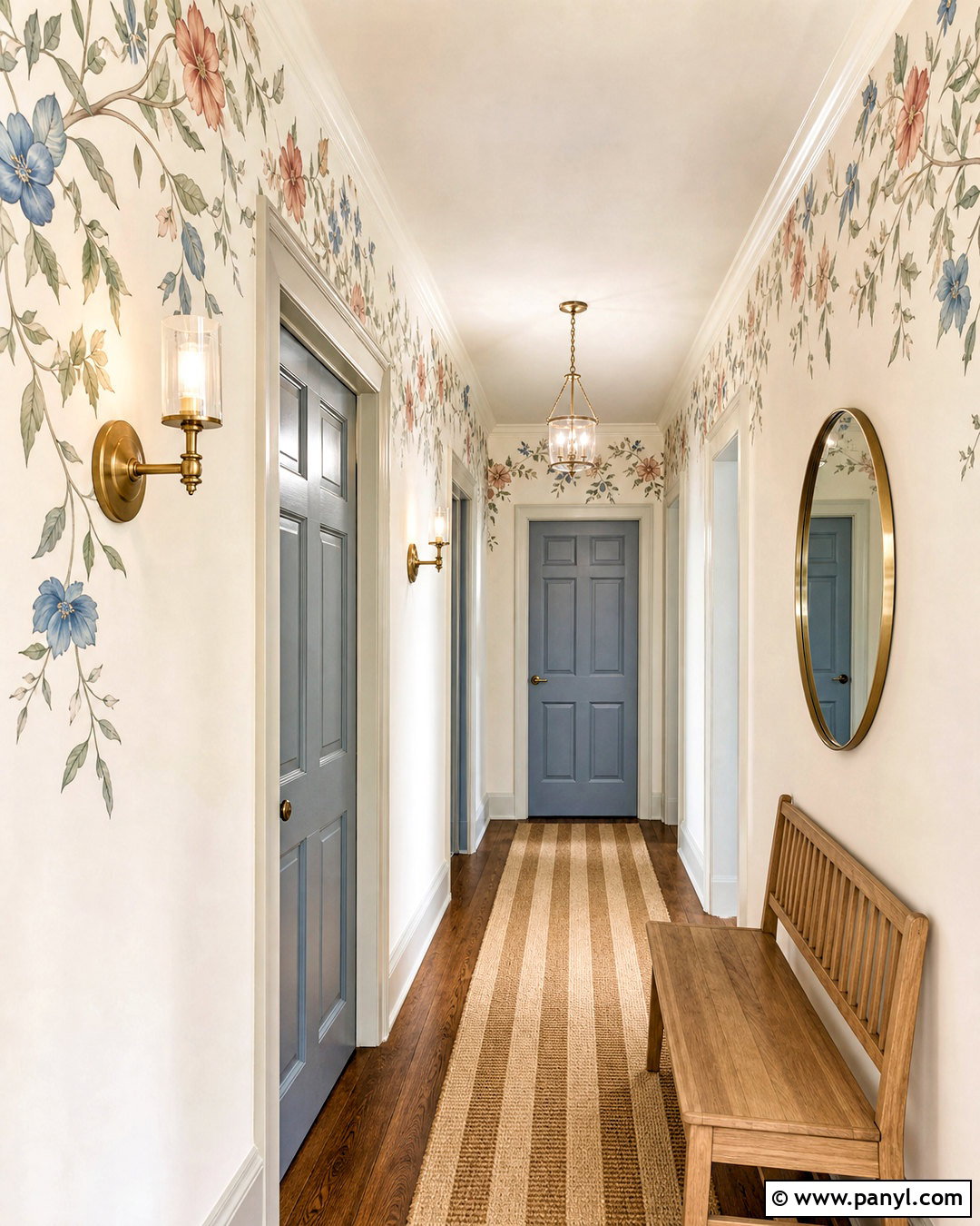 Floral Border Wall Painting - 20 floral wall painting ideas