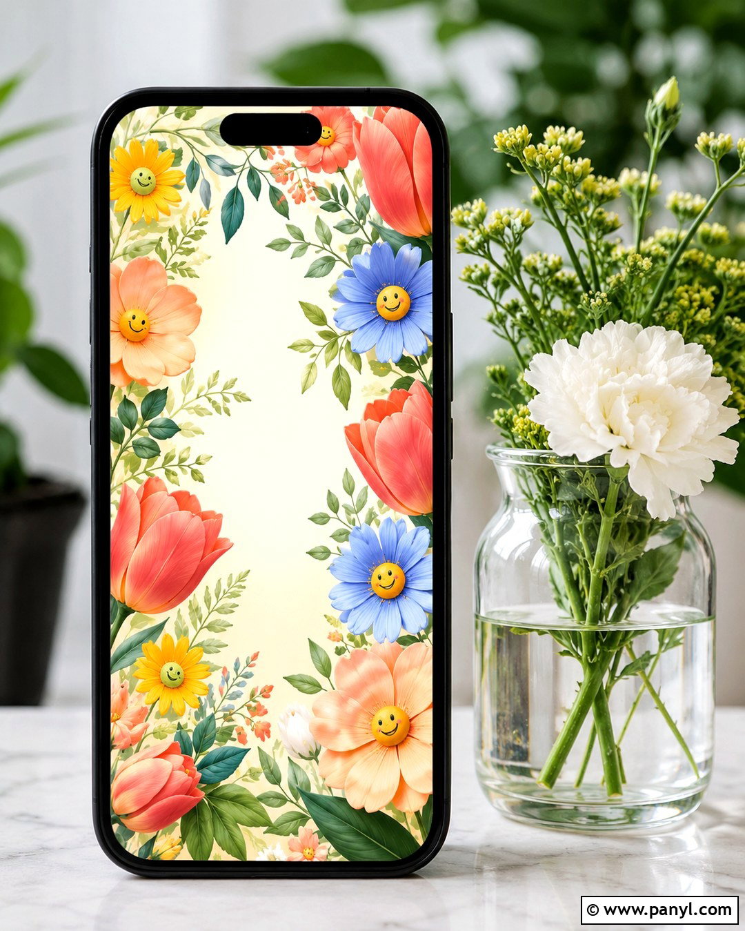 Floral Happiness Wallpaper - 20 Smile And Be Happy Wallpaper Ideas