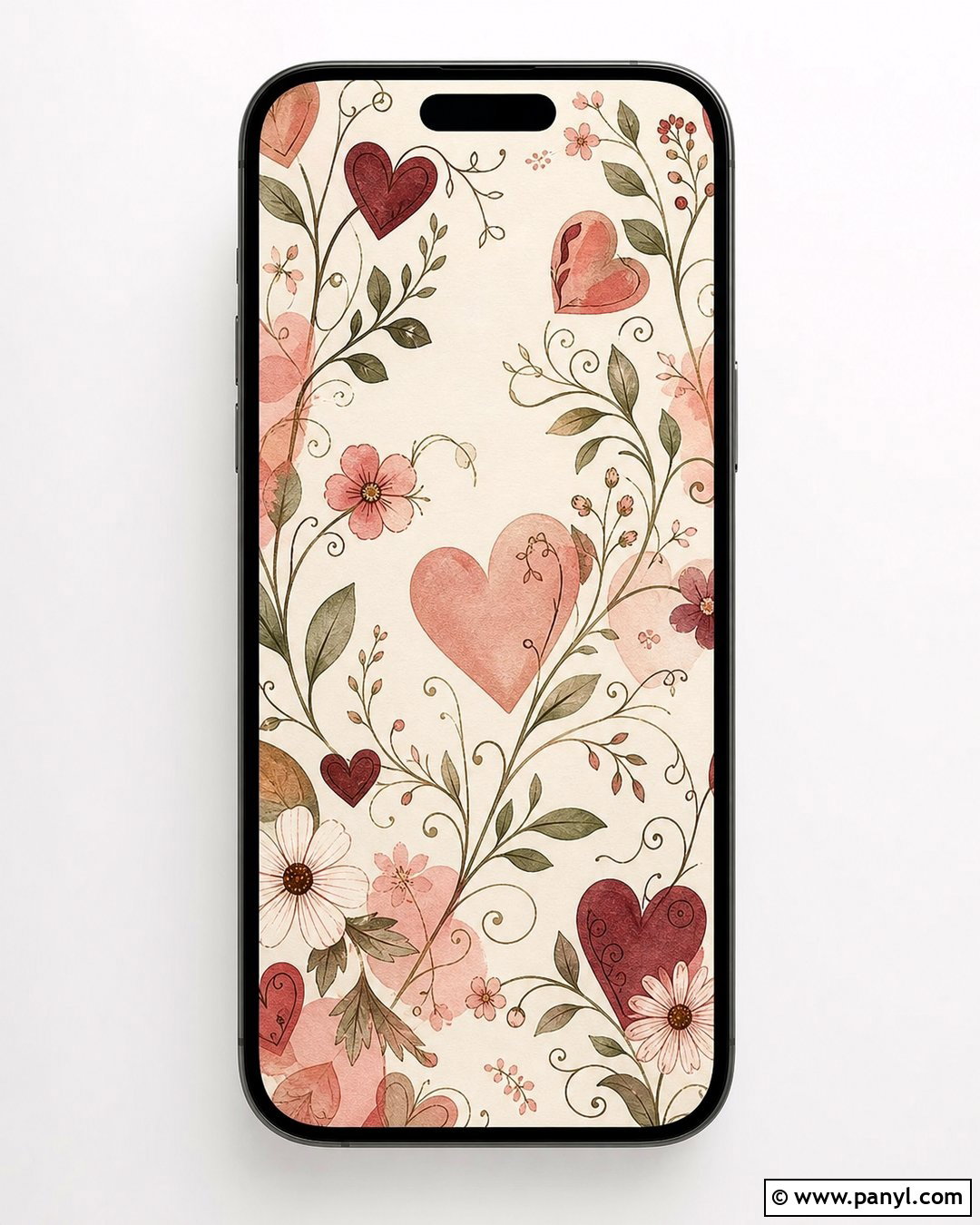 Floral Heart Doodle Wallpaper - 20 Heart Doodle Wallpaper Ideas