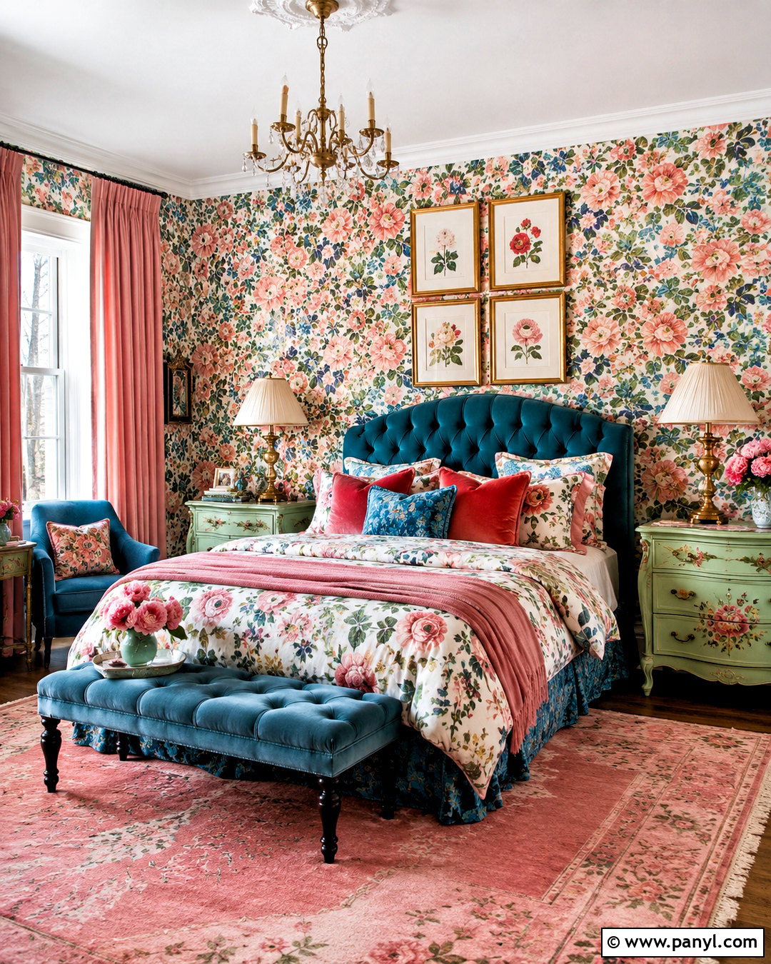 Floral Maximalist Bedroom - 20 maximalist decor ideas