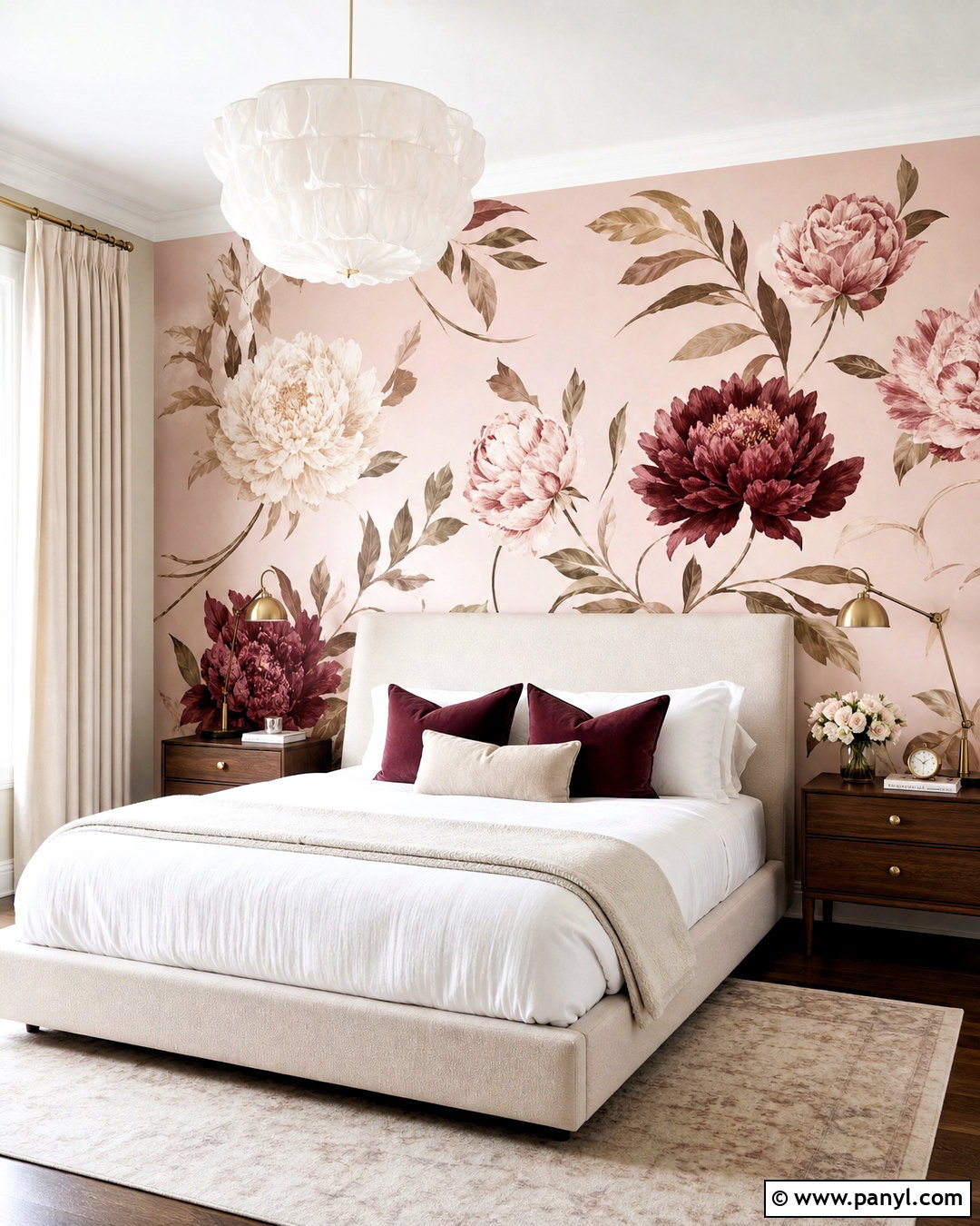 Floral Spray Paint Wall - 20 spray paint wall ideas