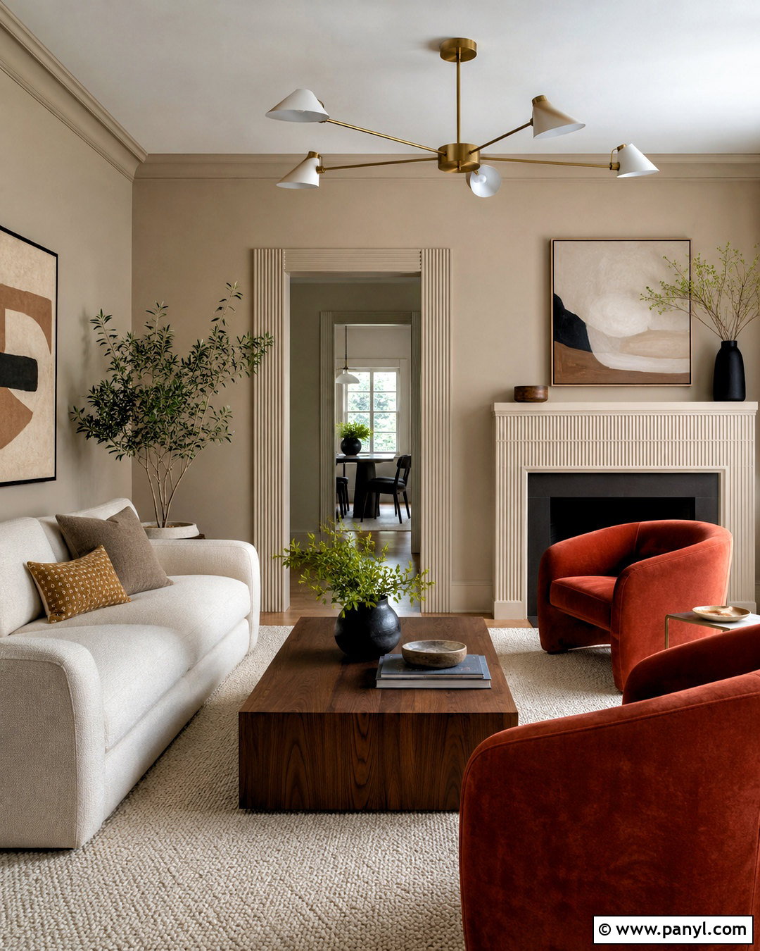 Fluted Living Room Trim - 20 living room trim ideas