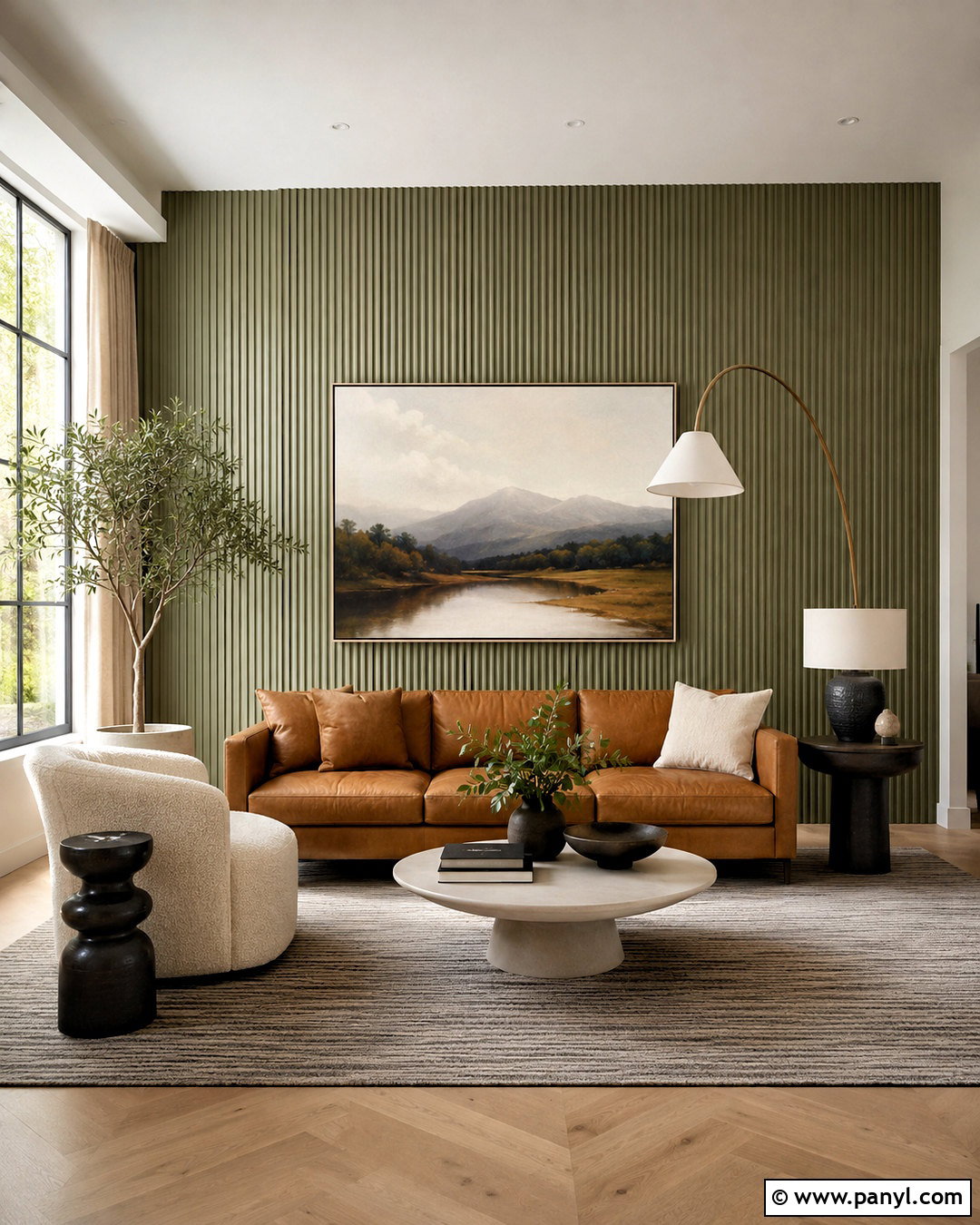 Fluted Living Room Wall Panels - 20 latest wall designs for living room ideas