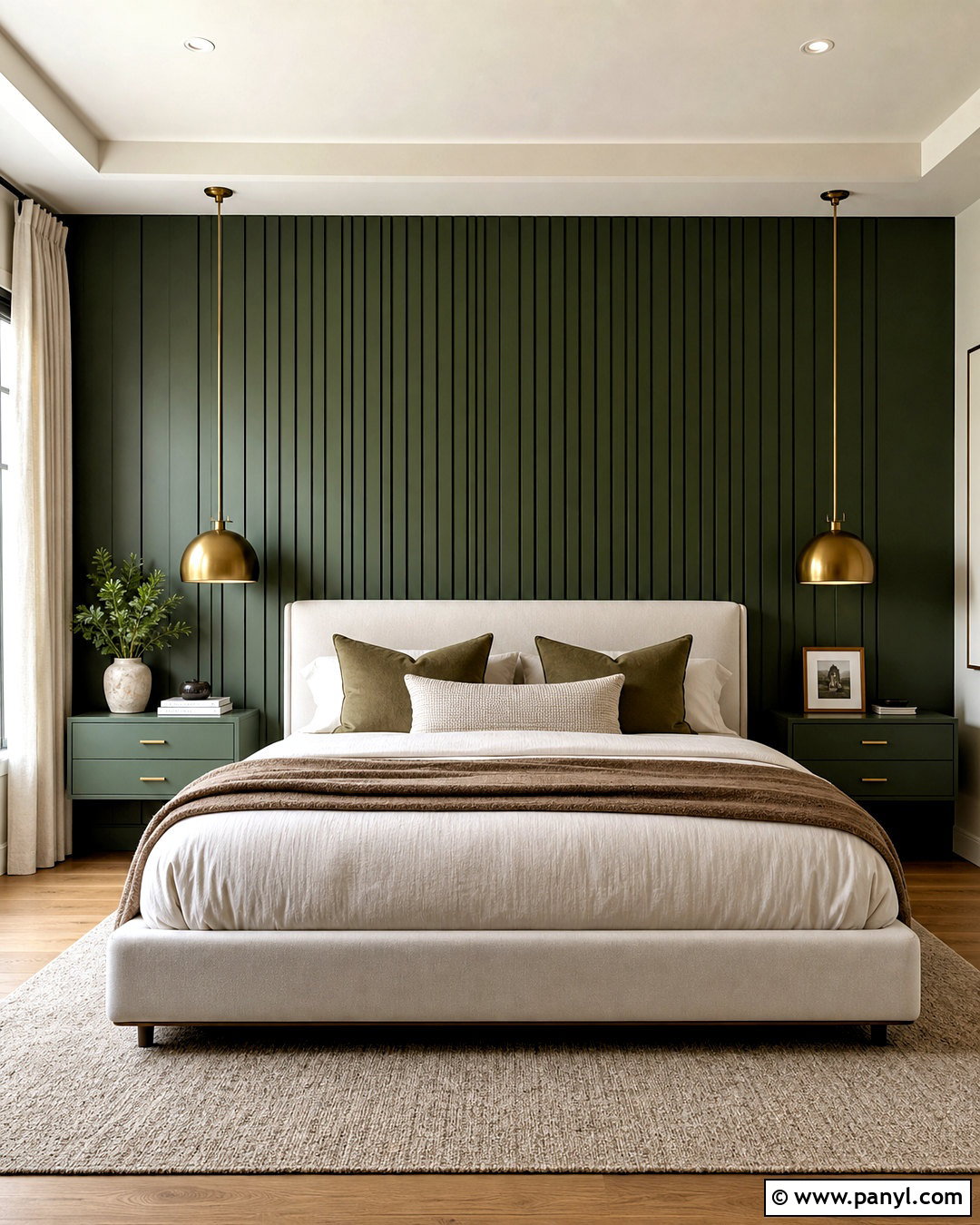 Fluted Panel Bedroom Accent Wall - 20 room accent wall ideas