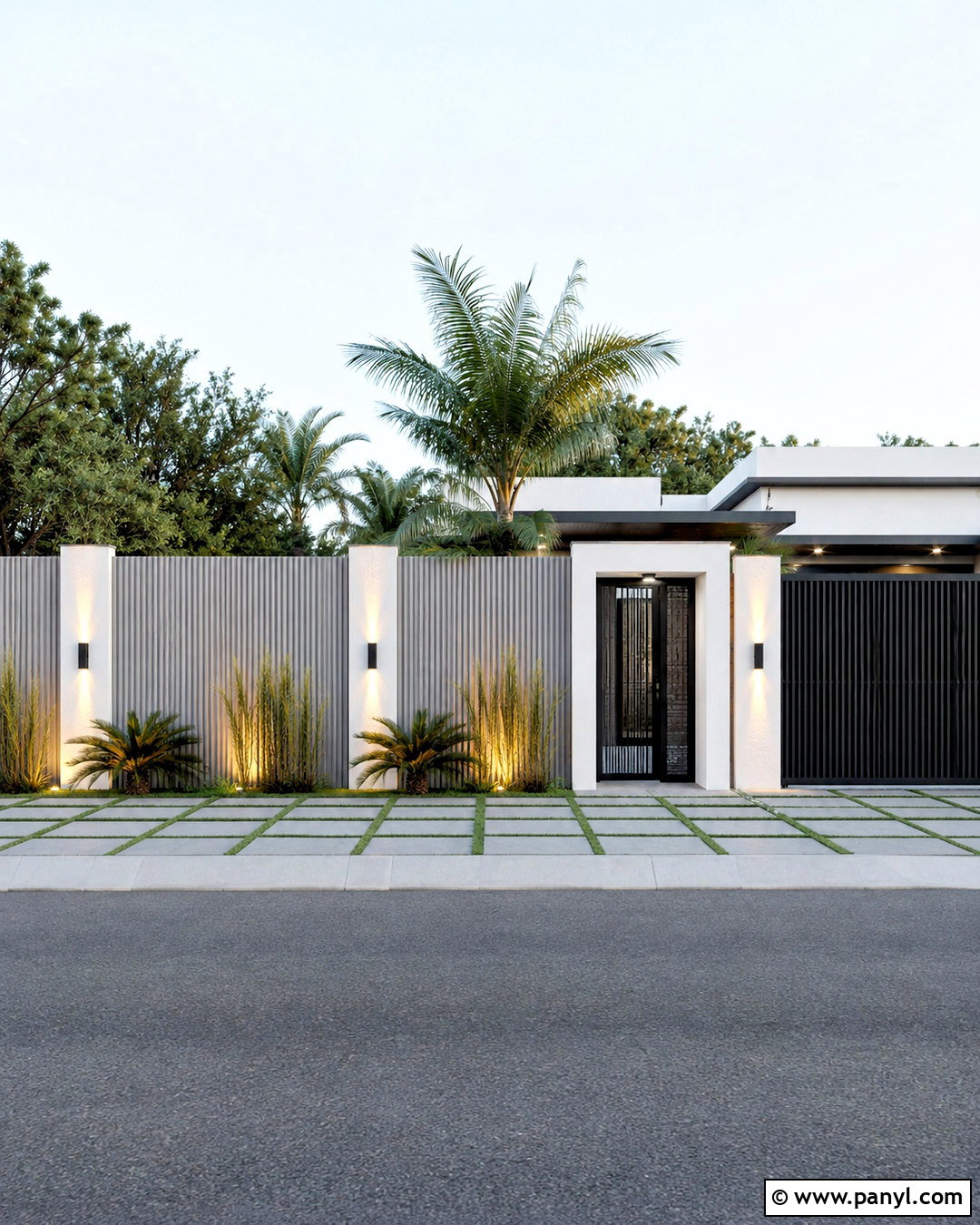 20 Compound Wall Design Exterior Modern Ideas for 2025 Homes