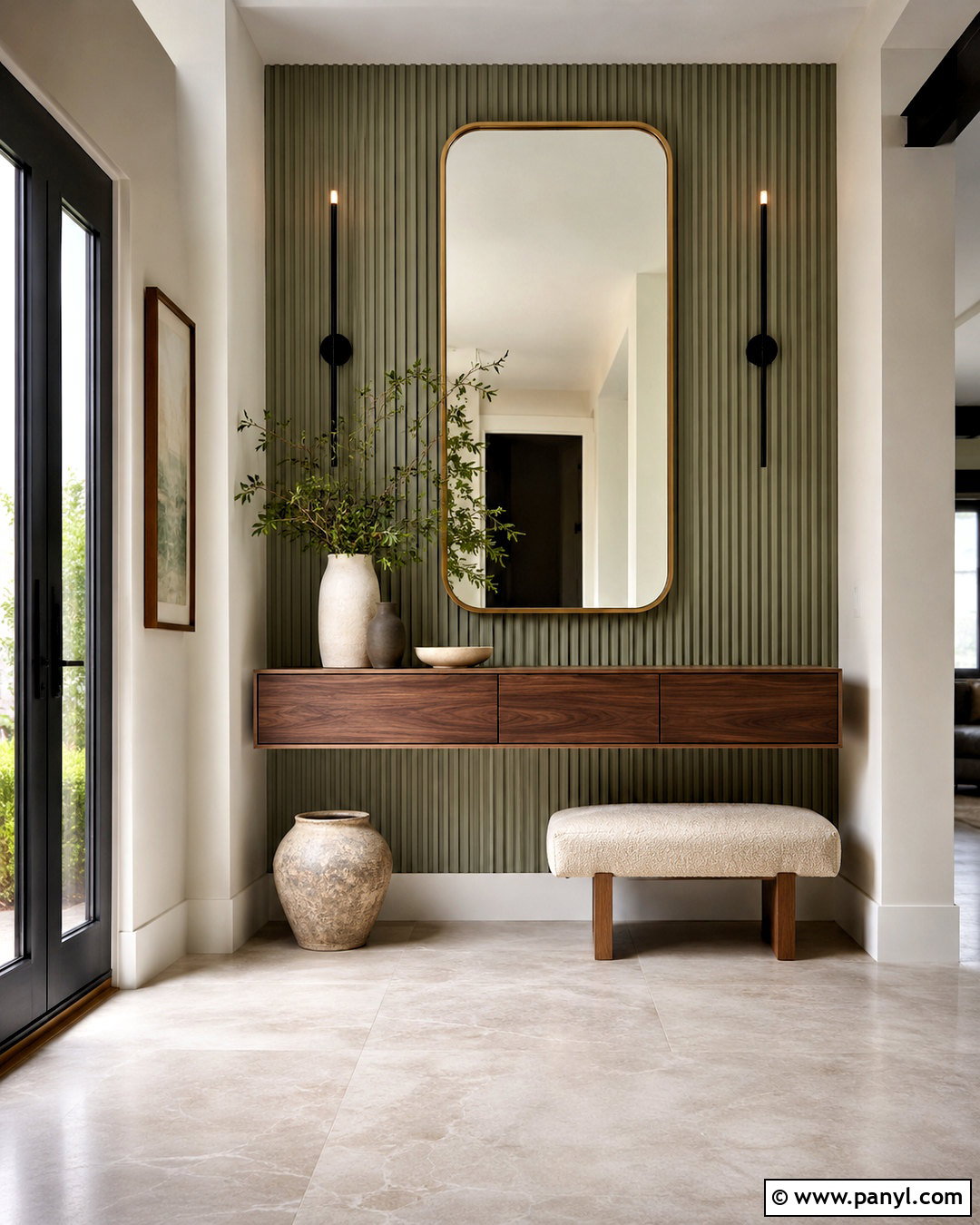 Fluted Wall Panel - 20 decorative wall design ideas