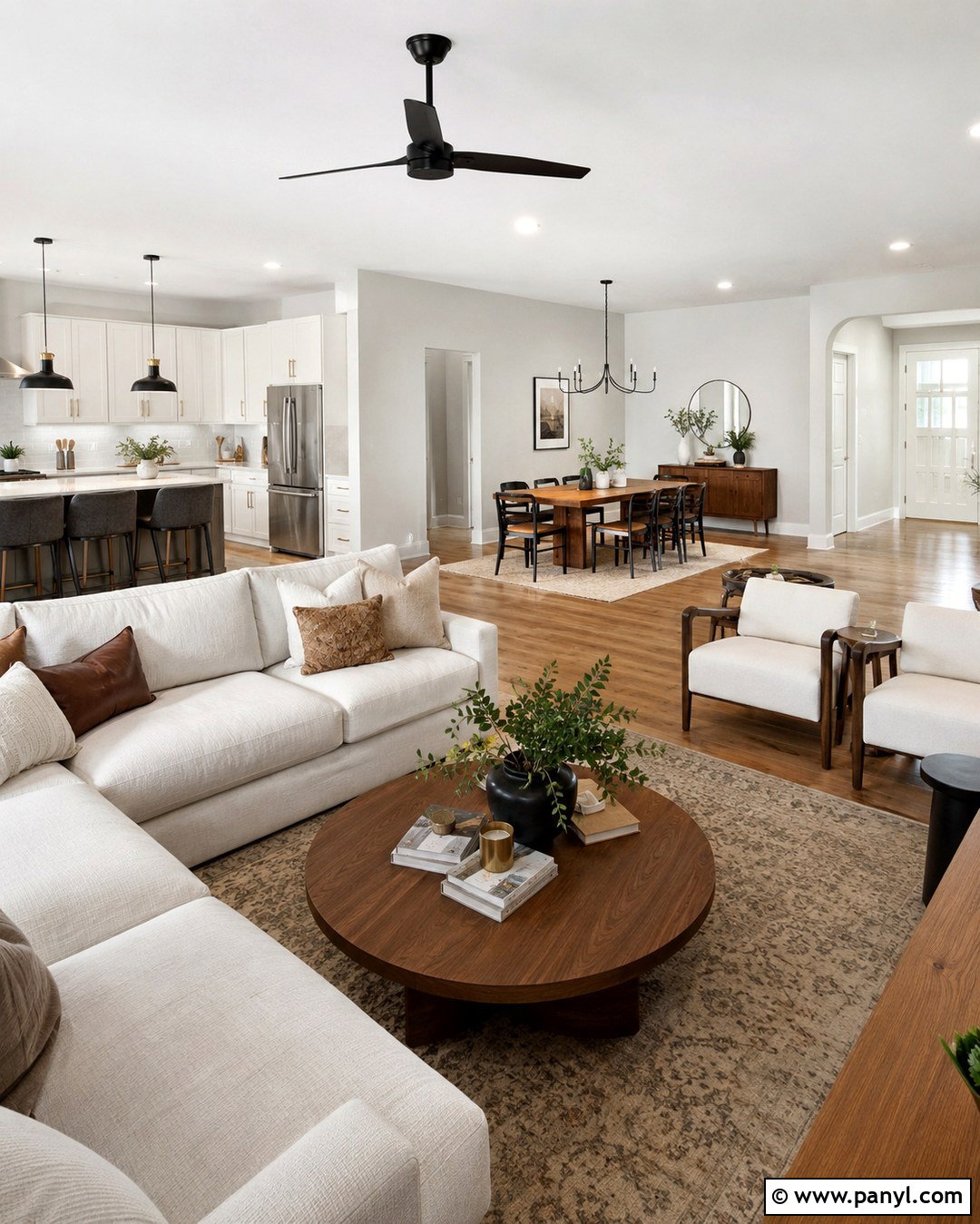 Fog Mist Open Floor Plan - 20 Benjamin Moore Fog Mist Walls