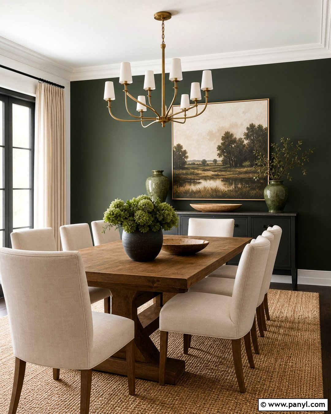 Forest Green Accent Wall - 20 Accent Wall Color For White Room Ideas