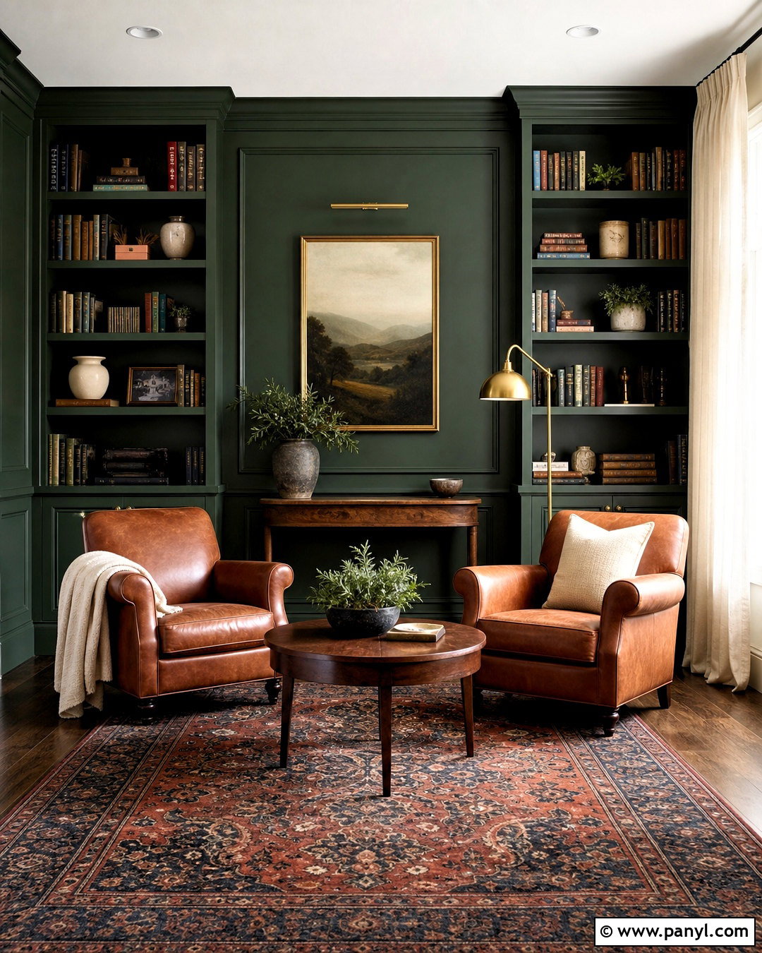 Forest Green Accent Wall - 20 accent wall colors