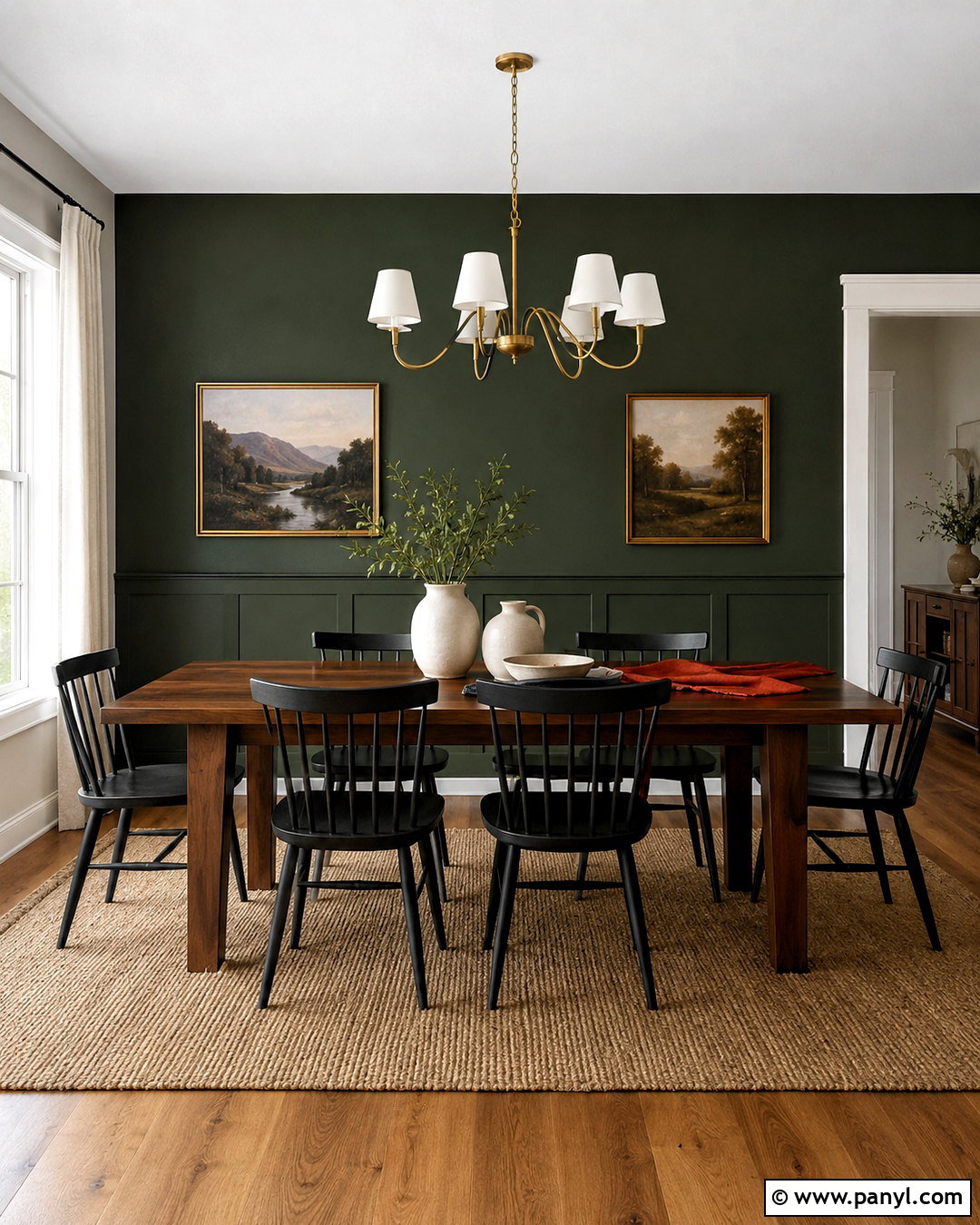 Forest Green Accent Wall - 20 accent wall colors that go with gray ideas