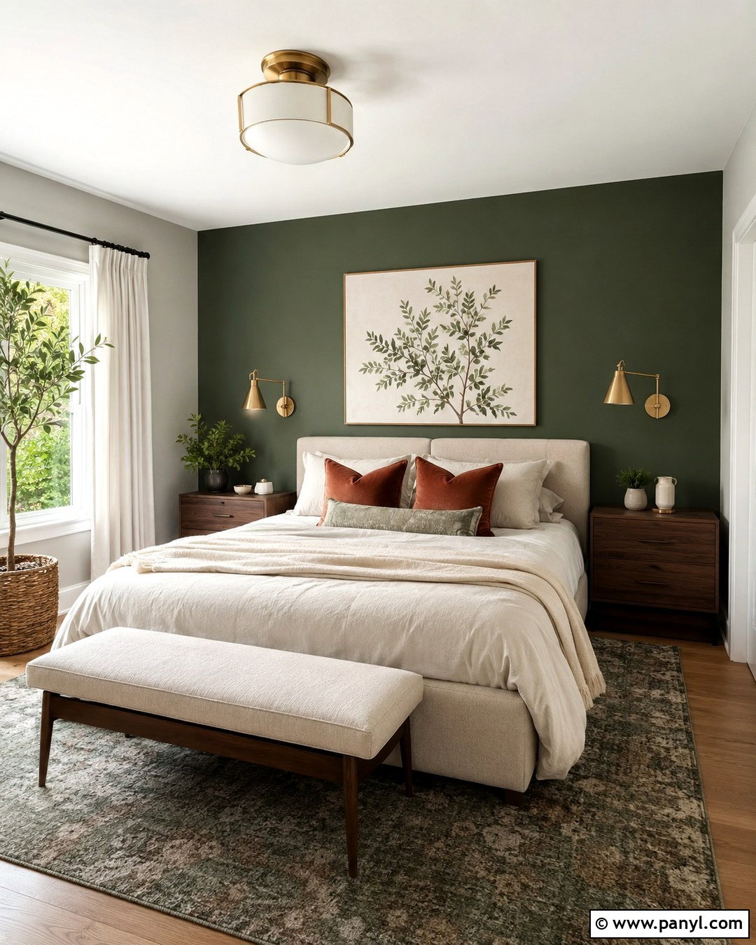 Forest Green Accent Wall - 20 Accent Wall To Go With Gray Walls