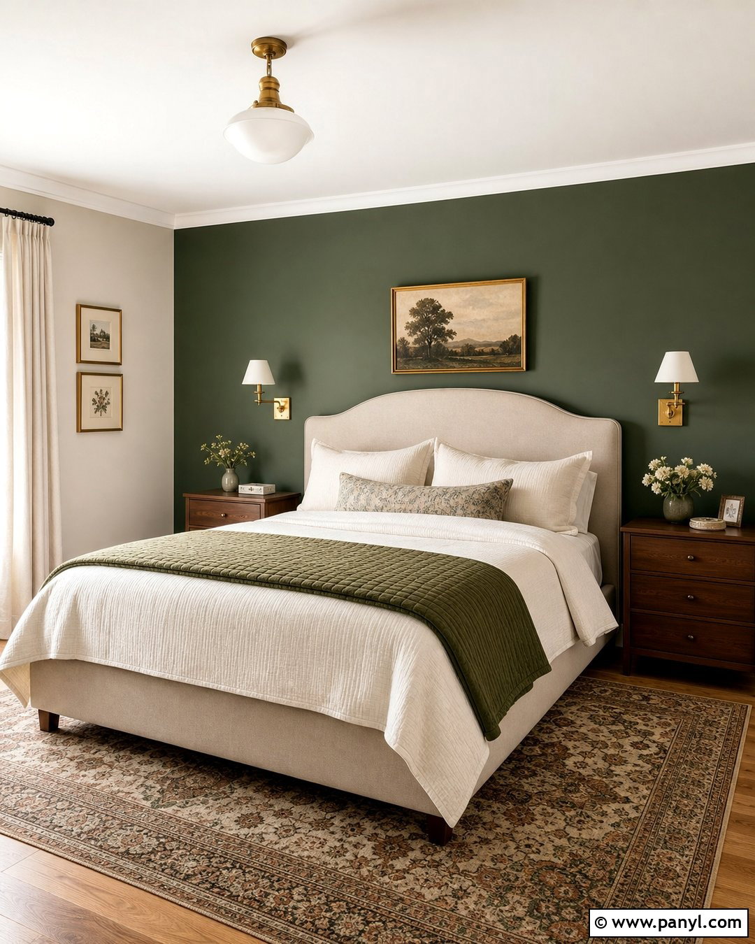 Forest Green Accent Wall - 30 accent wall paint colors