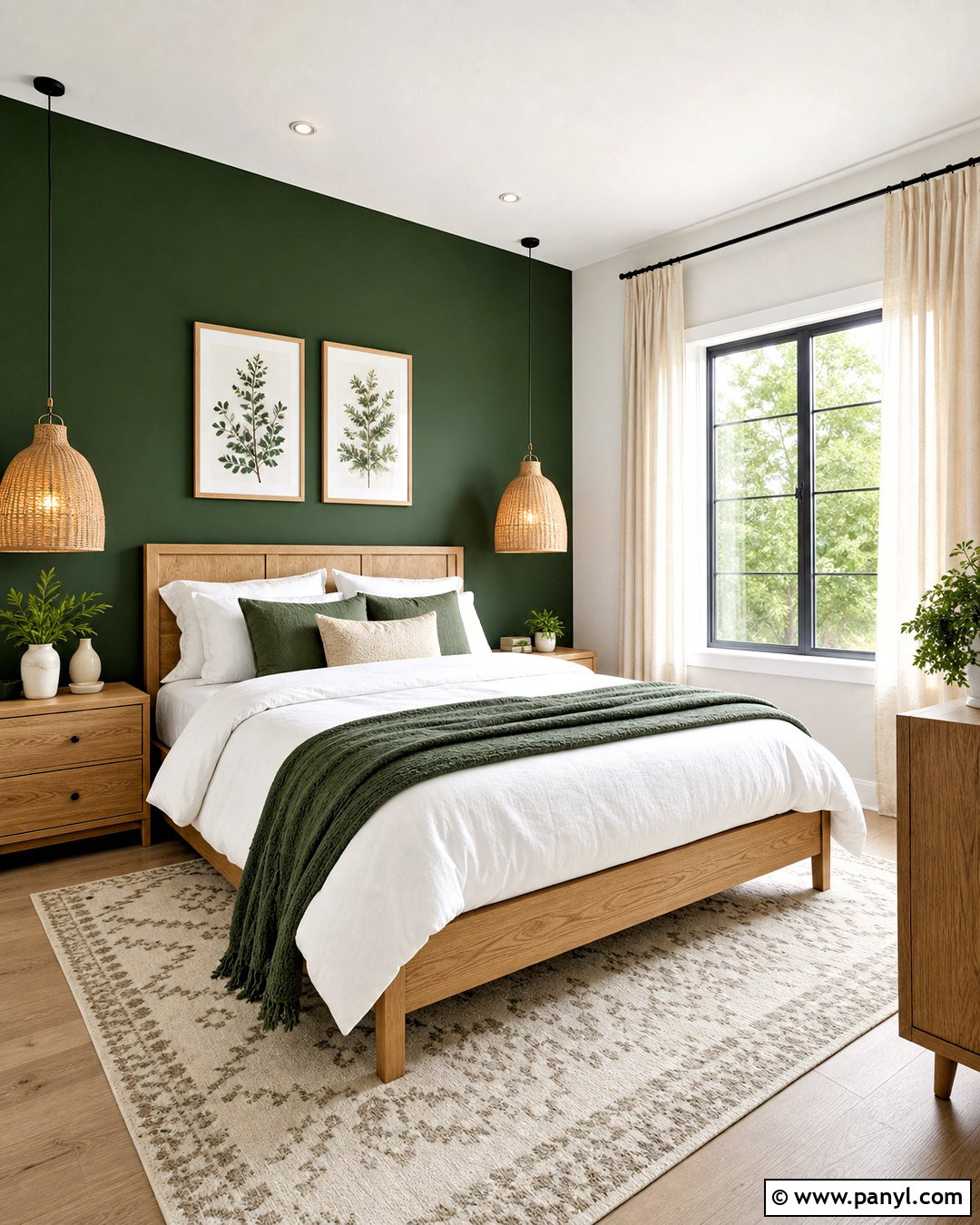 20 Forest Green Bedrooms With Cozy, Sophisticated Style