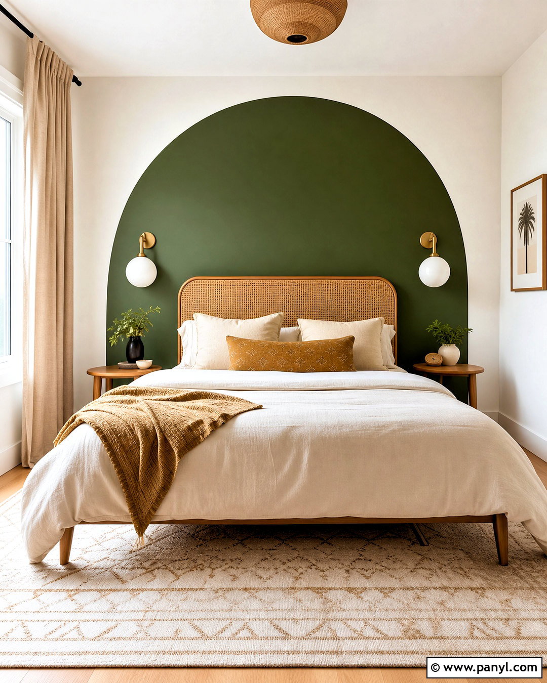 20 Forest Green Accent Wall Bedroom Ideas for Cozy Style