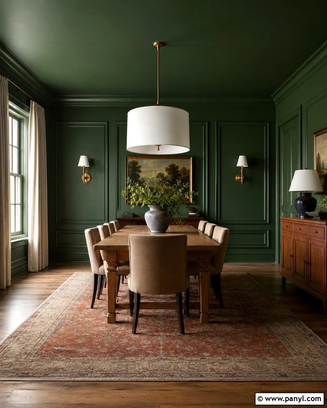 Forest Green All Over Wall Color - 20 All Over Wall Color Ideas