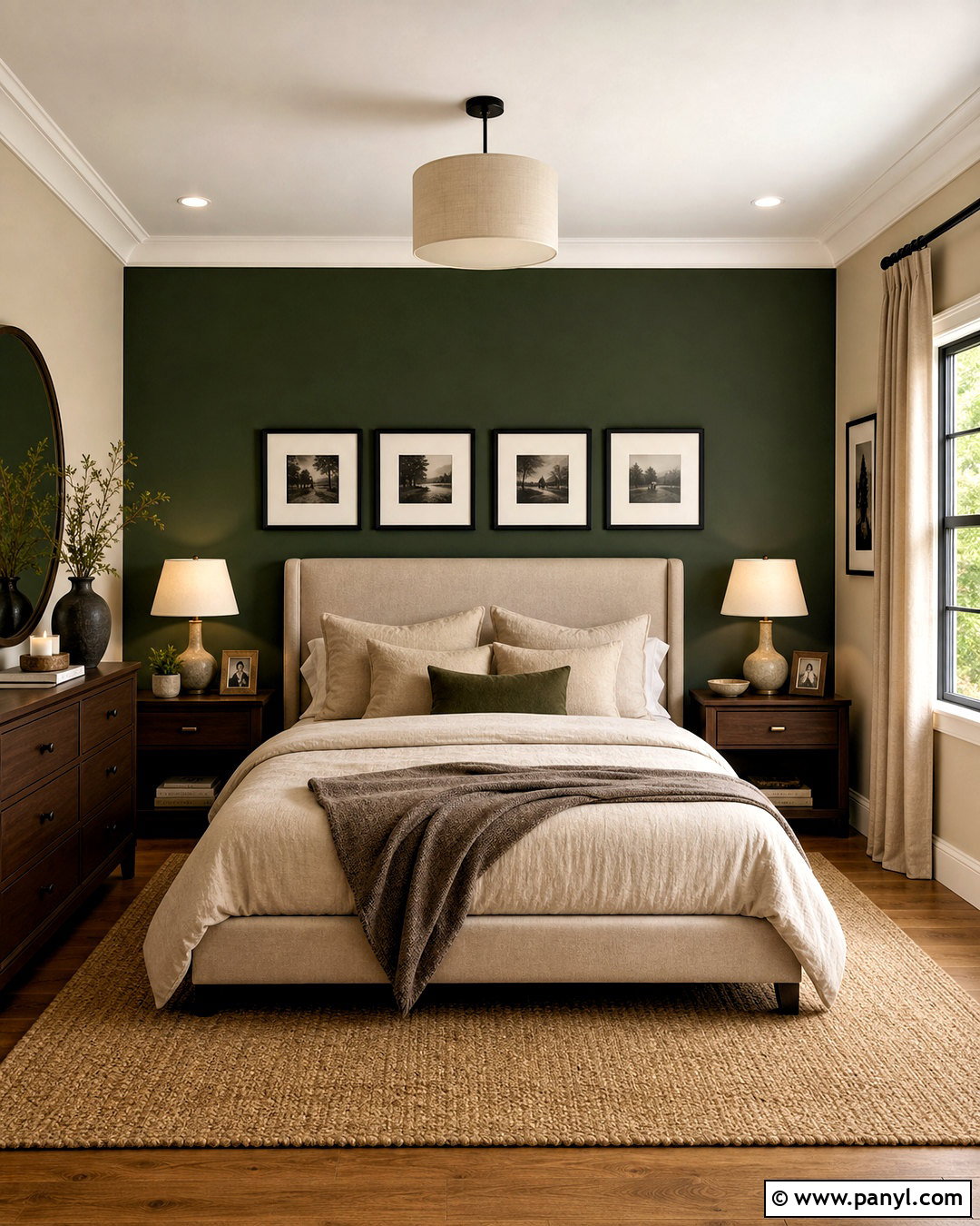 Forest Green And Beige Bedroom - 20 forest green bedroom ideas