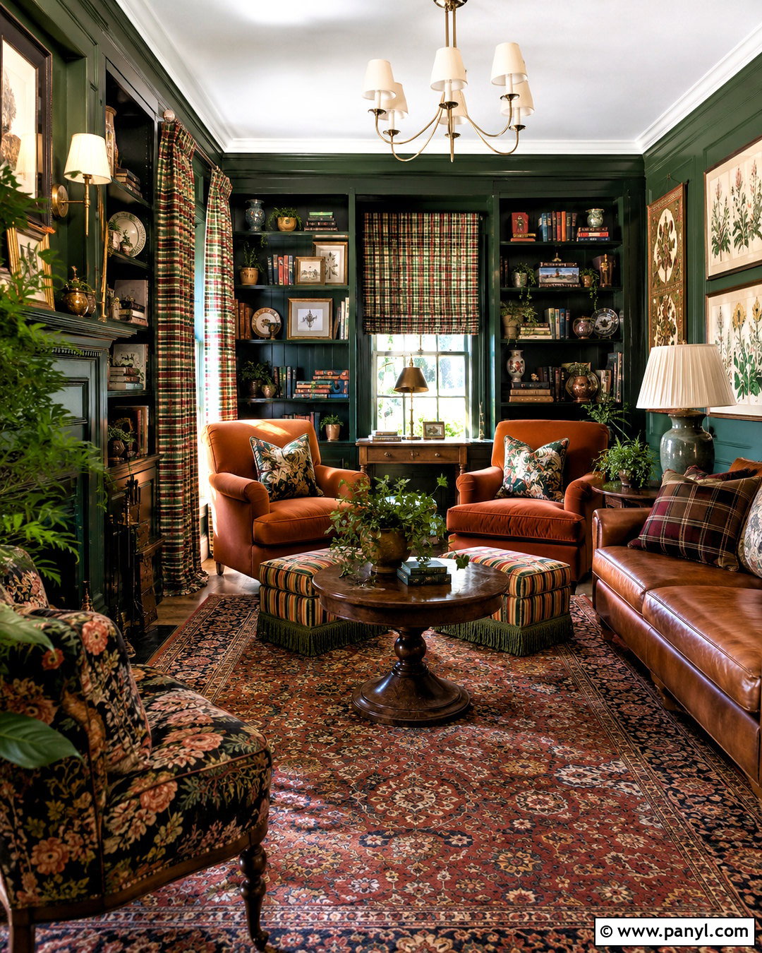 Forest Green And Burnt Orange Maximalist Color Palette - 20 maximalist color palette ideas