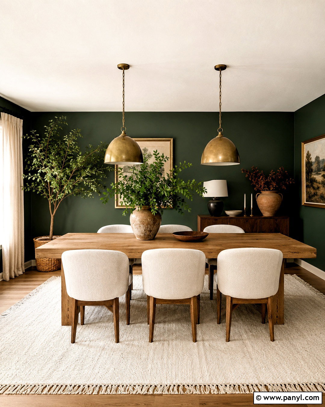 Forest Green And Gold Modern Boho Color Palette - 20 modern boho color palette ideas