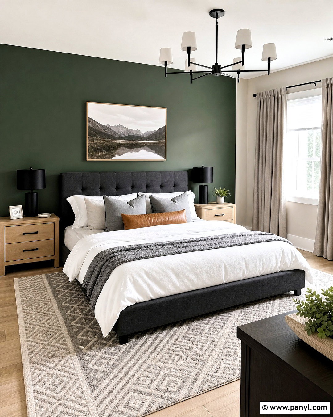Forest Green And Gray Bedroom - 20 forest green bedroom ideas