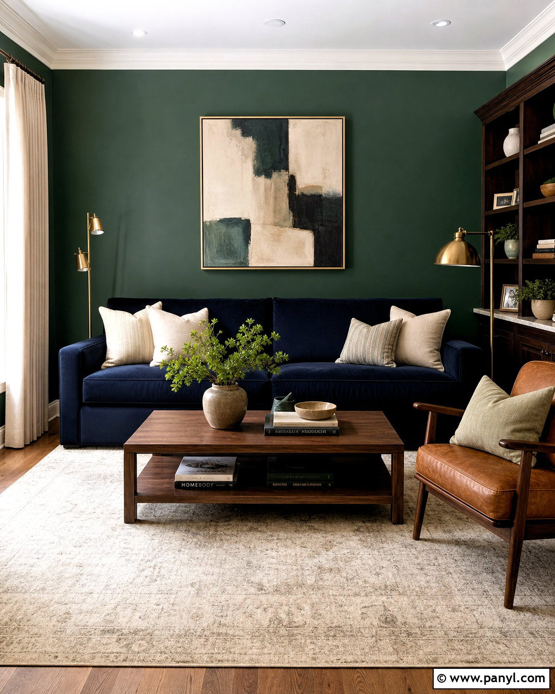 Forest Green And Navy Room - 20 forest green room ideas