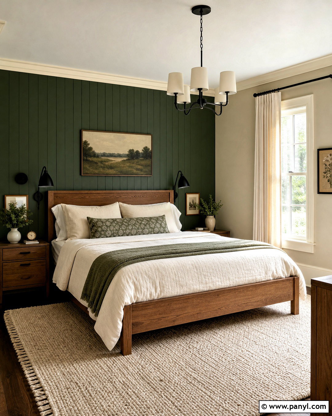 Forest Green And Oatmeal Bedroom Paint Scheme - 20 indoor paint colors schemes