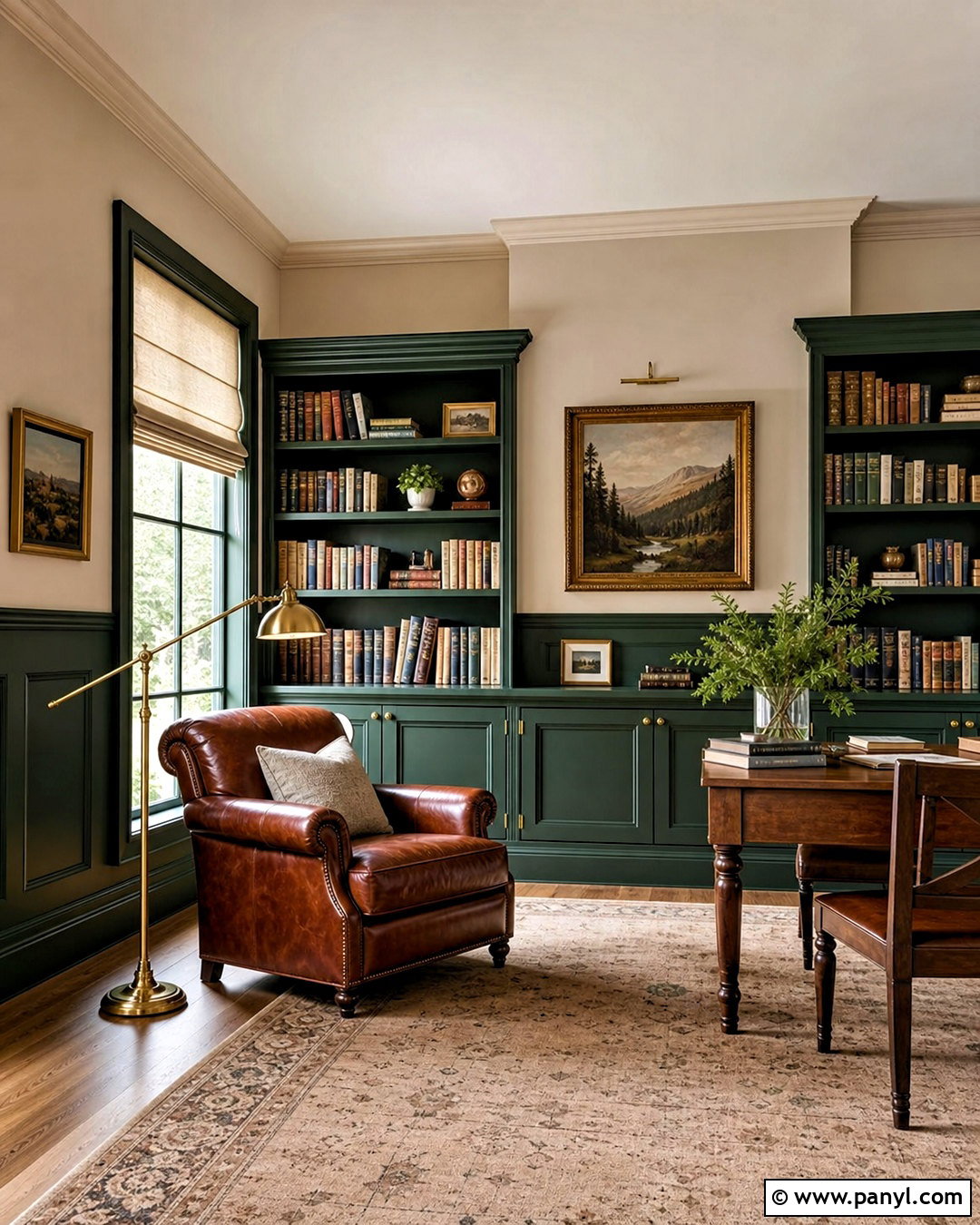 Forest Green And Pale Taupe Two Color Walls - 20 two color wall ideas paint ideas