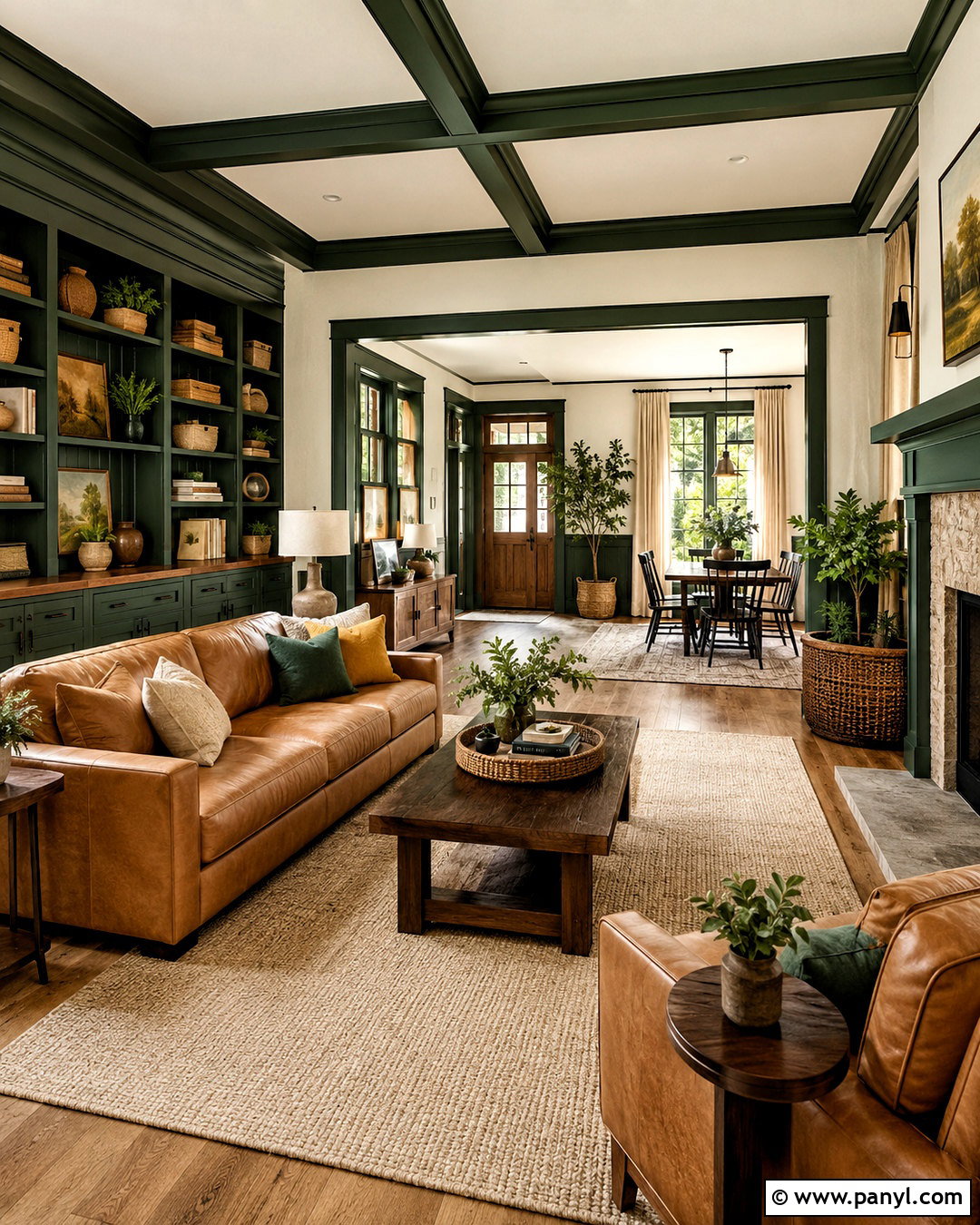 Forest Green And Tan Color Scheme - 20 indoor color schemes house ideas