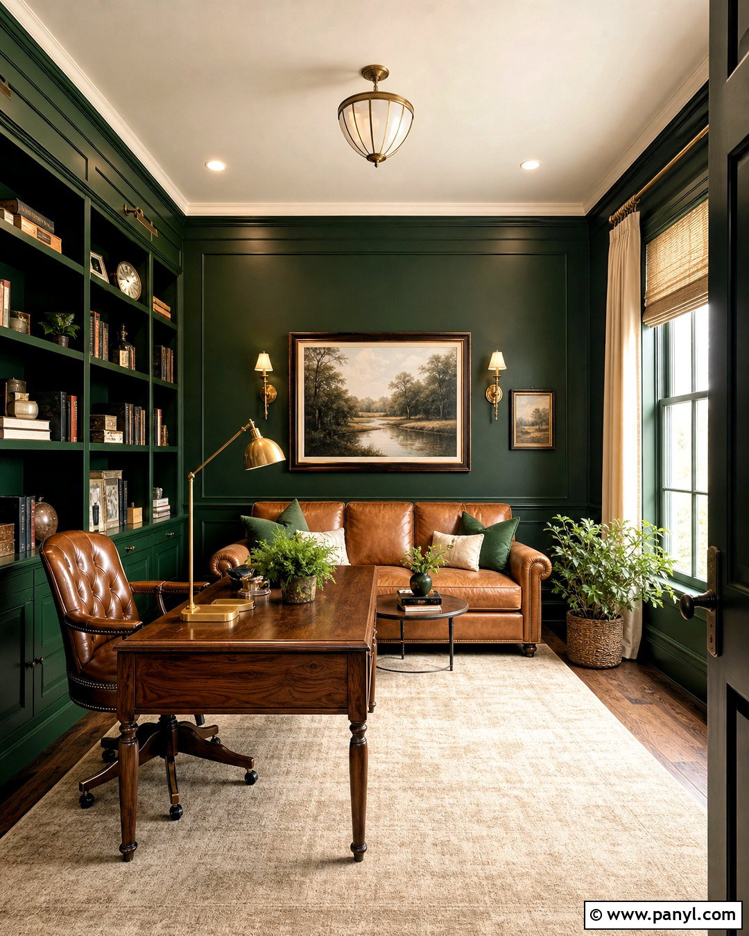 Forest Green And Tan Interior Paint Scheme - 20 interior paint schemes