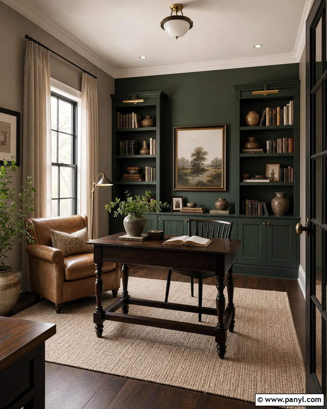Forest Green And Taupe Wall Color Combination - 25 Color Combination For Wall Ideas