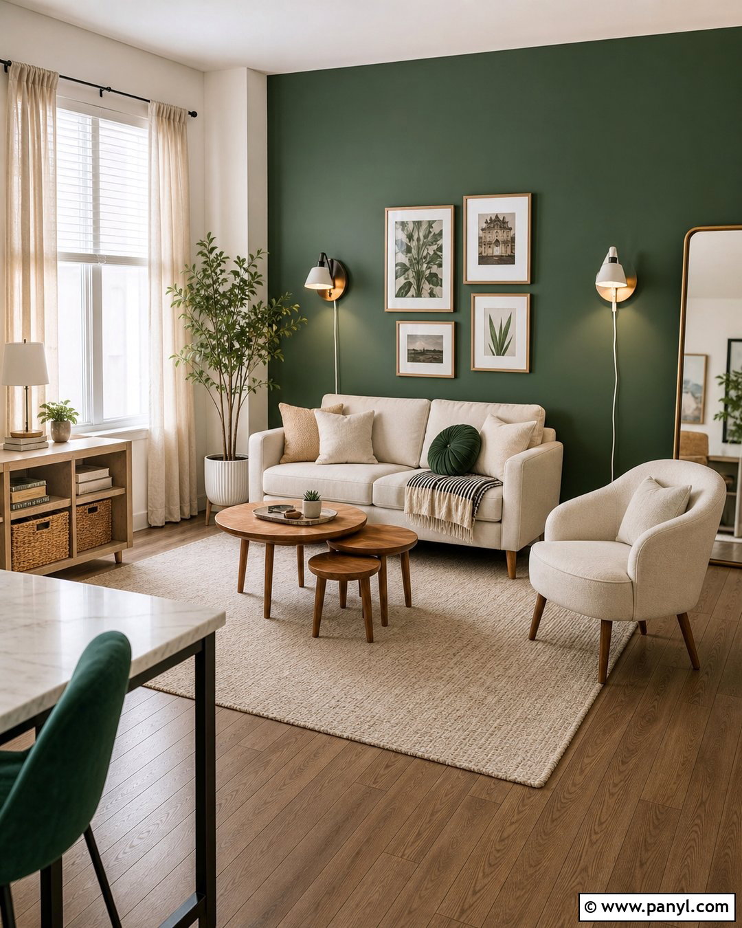 Forest Green Apartment Accent Wall - 35 forest green accent wall ideas