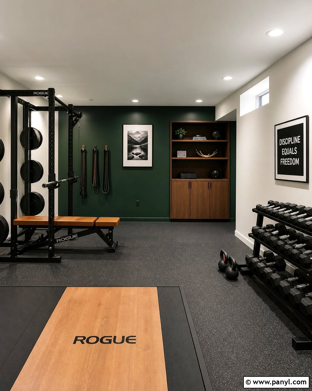 Forest Green Basement Gym Walls - 20 Basement Gym Wall Colors