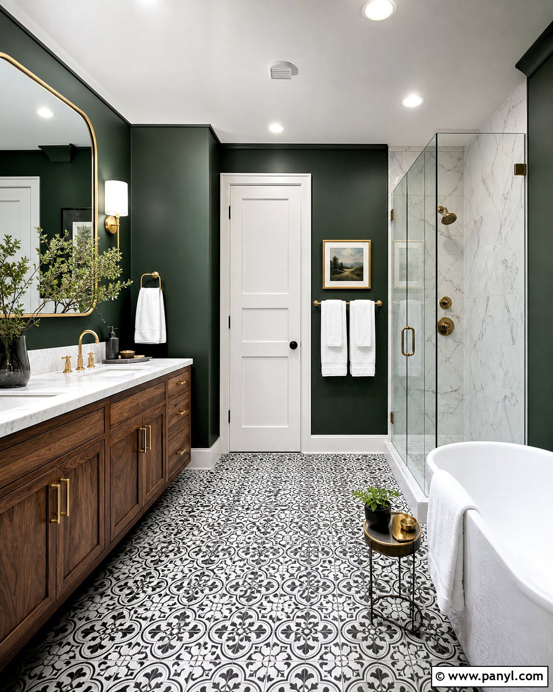 Forest Green Bathroom - 20 bathroom paint colors