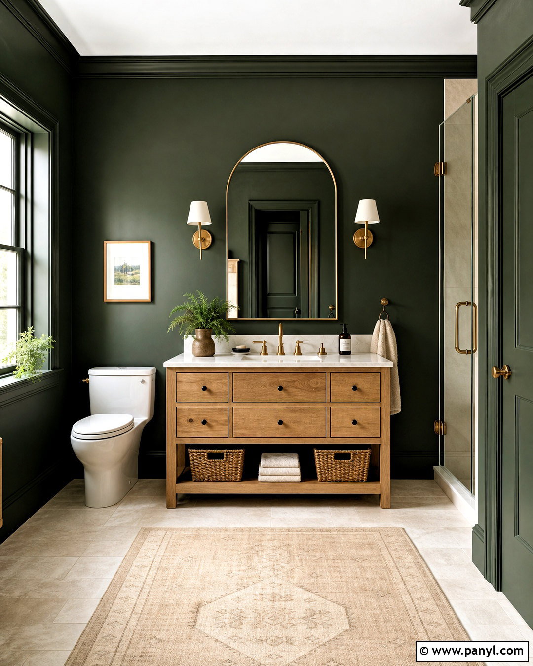 Forest Green Bathroom Paint - 20 dark bathroom paint colors