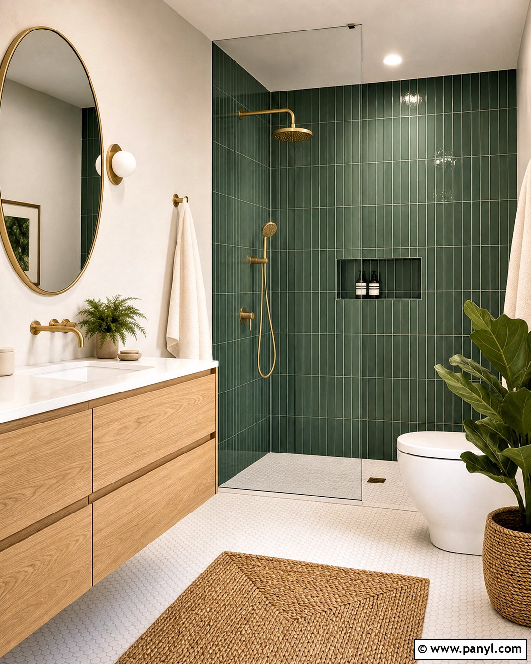 Forest Green Bathroom Tile - 20 forest green decor ideas