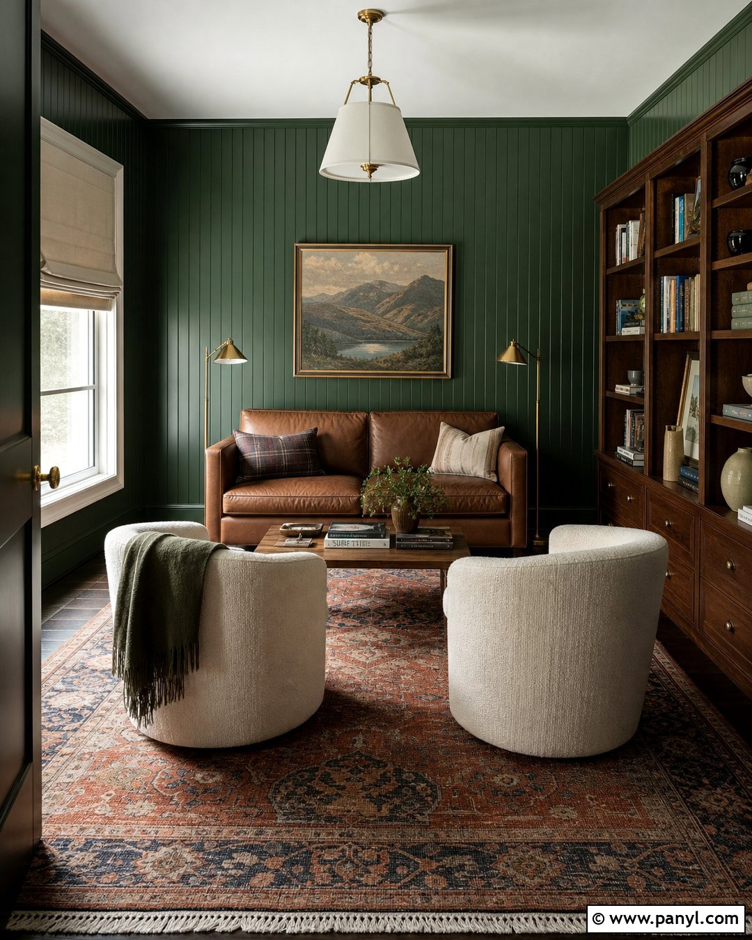 Forest Green Beadboard - 20 Beadboard Wall Paint Colors