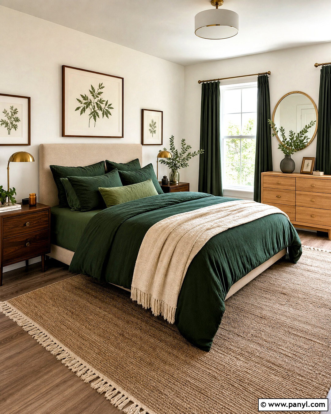 Forest Green Bedding Bedroom - 20 forest green bedroom ideas