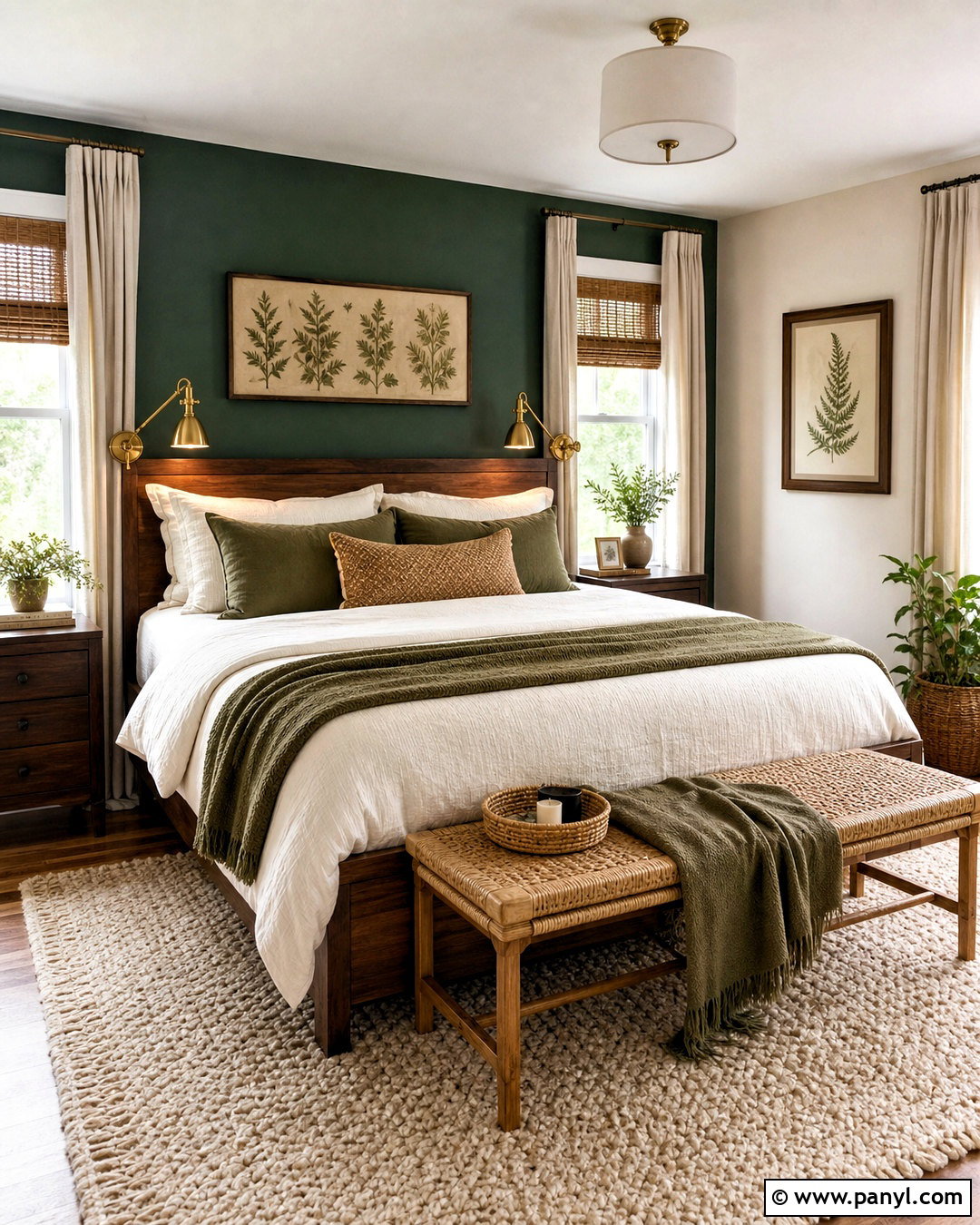 Forest Green Bedroom Accent Wall - 20 accent wall colors bedroom ideas