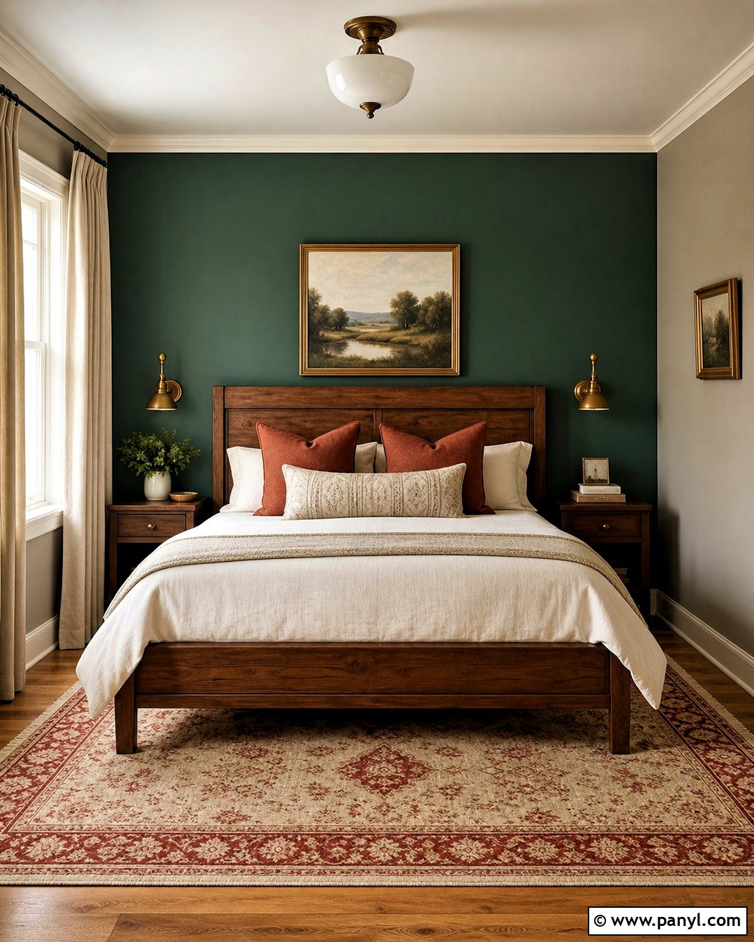 Forest Green Bedroom Accent Wall - 20 bedroom accent wall paint colors