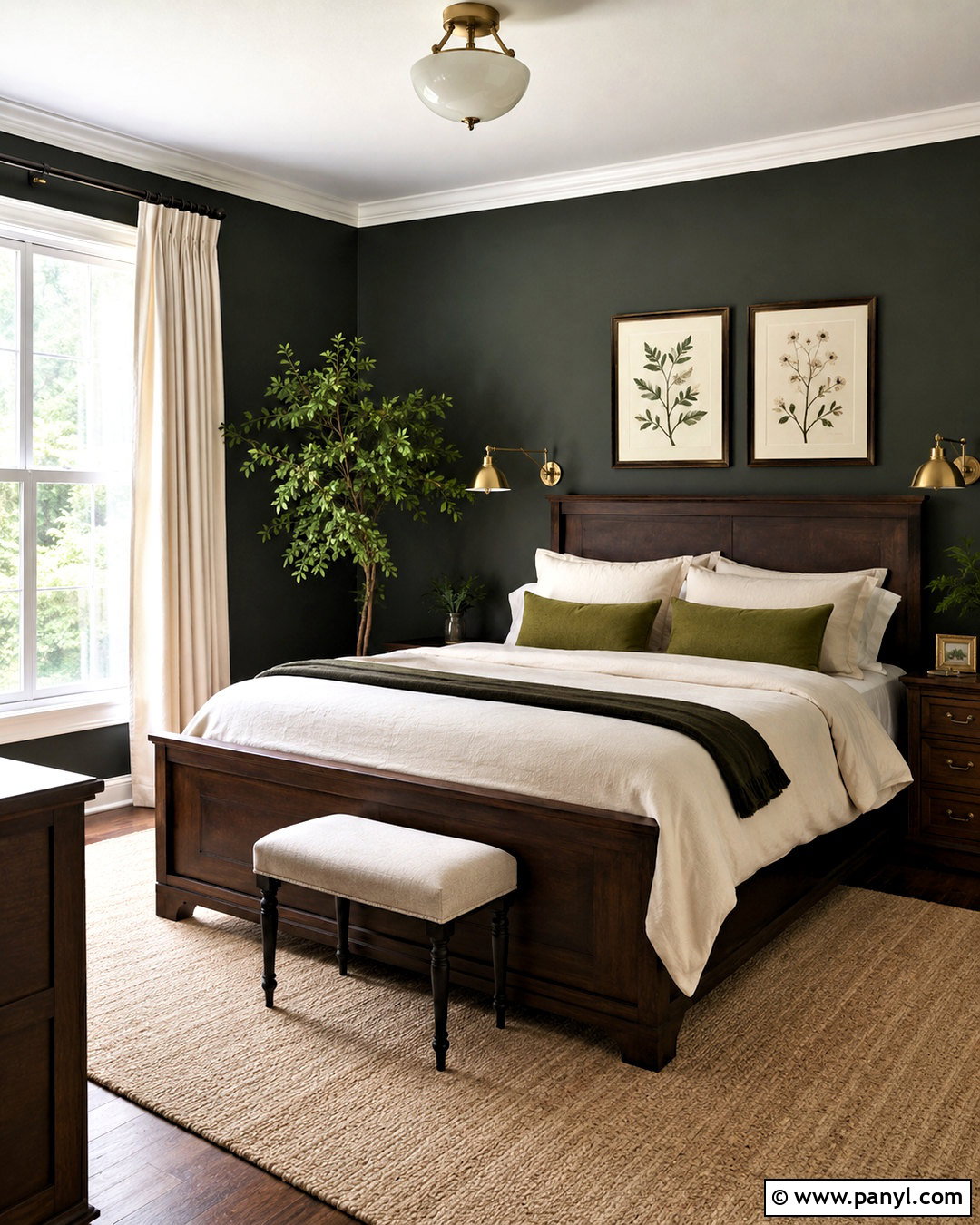 Forest Green Bedroom Paint - 20 moody bedroom paint colors